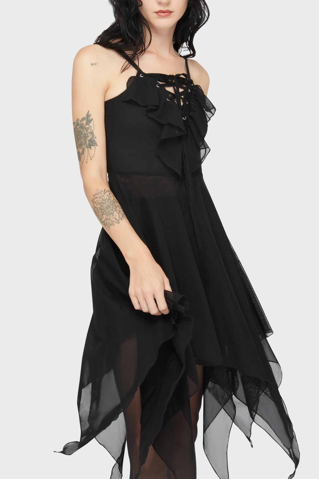 Anshee Lace-Up Dress - Image 3