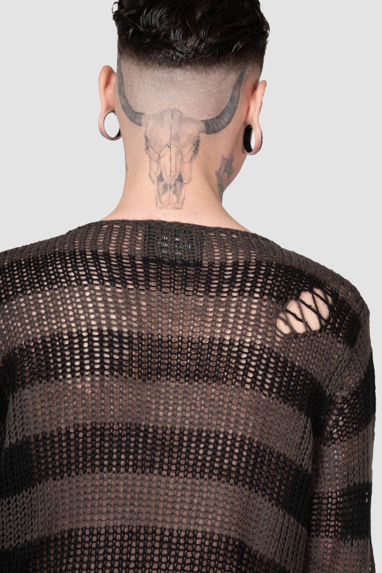 Ash Distress Knit Sweater [B] - Image 9