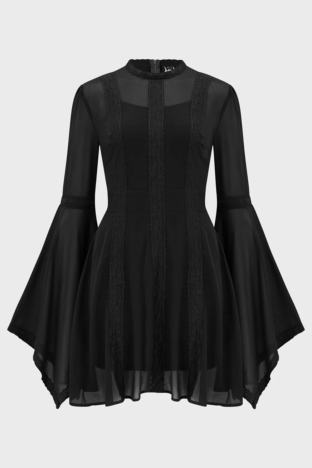 Begone Long Sleeve Mini Dress [BLACK] - Image 11