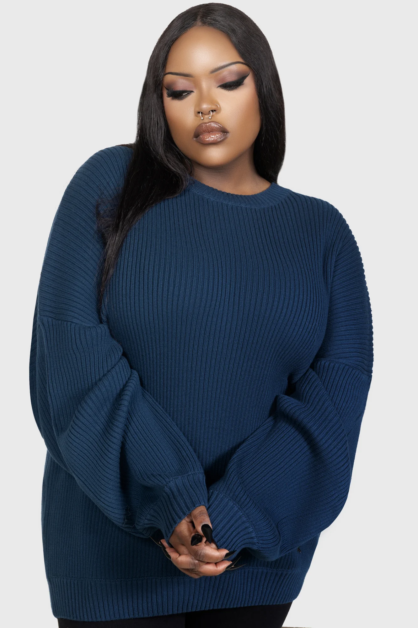 Belinda Sweater [TEAL] - Image 5