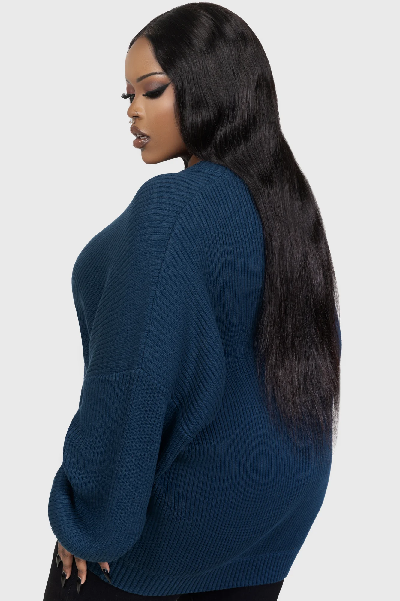 Belinda Sweater [TEAL] - Image 6