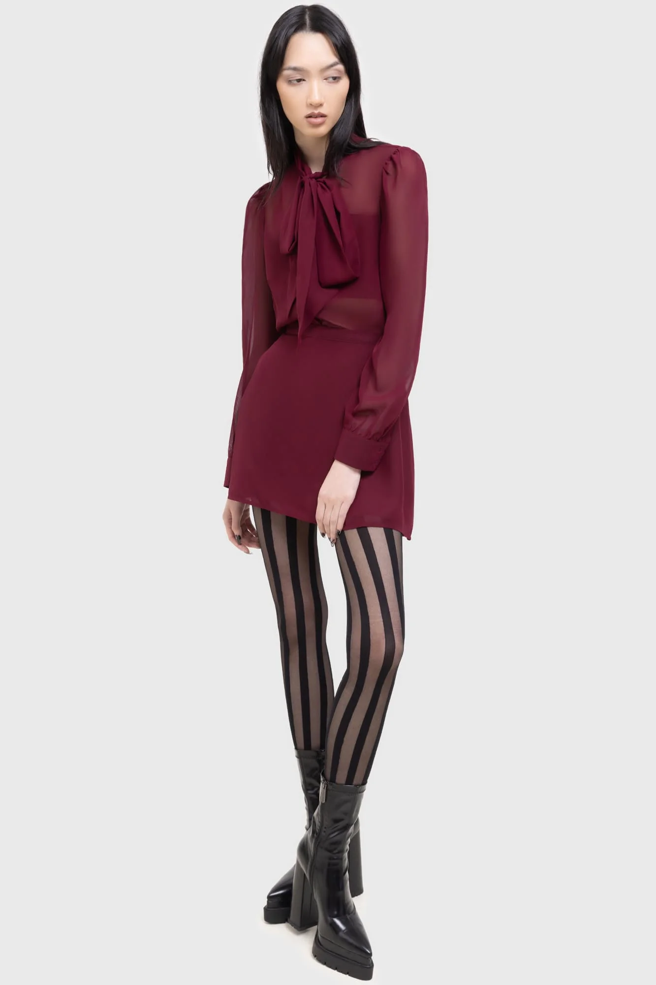 Crimson Oracle Blouse - Image 2