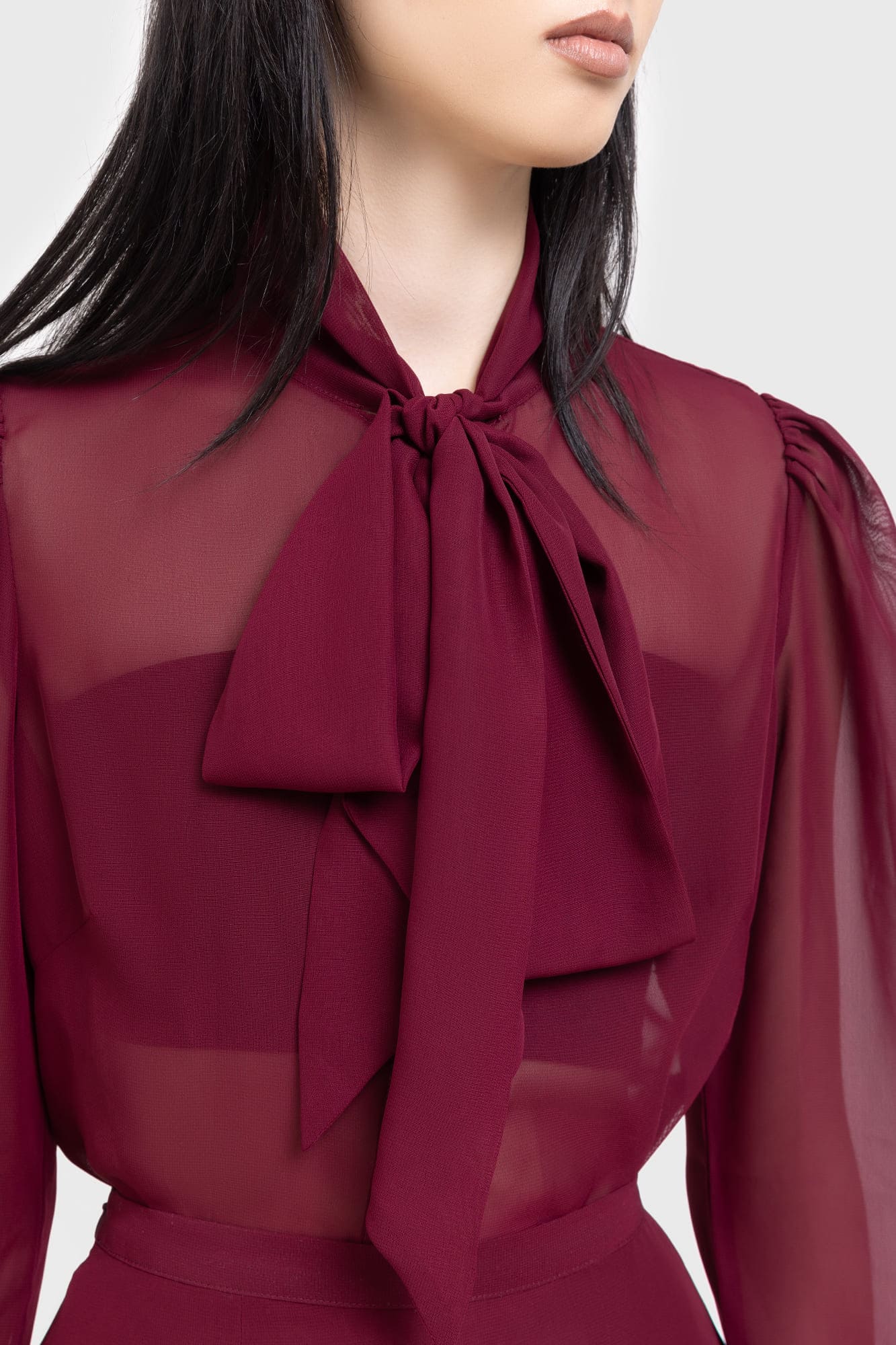 Crimson Oracle Blouse - Image 3