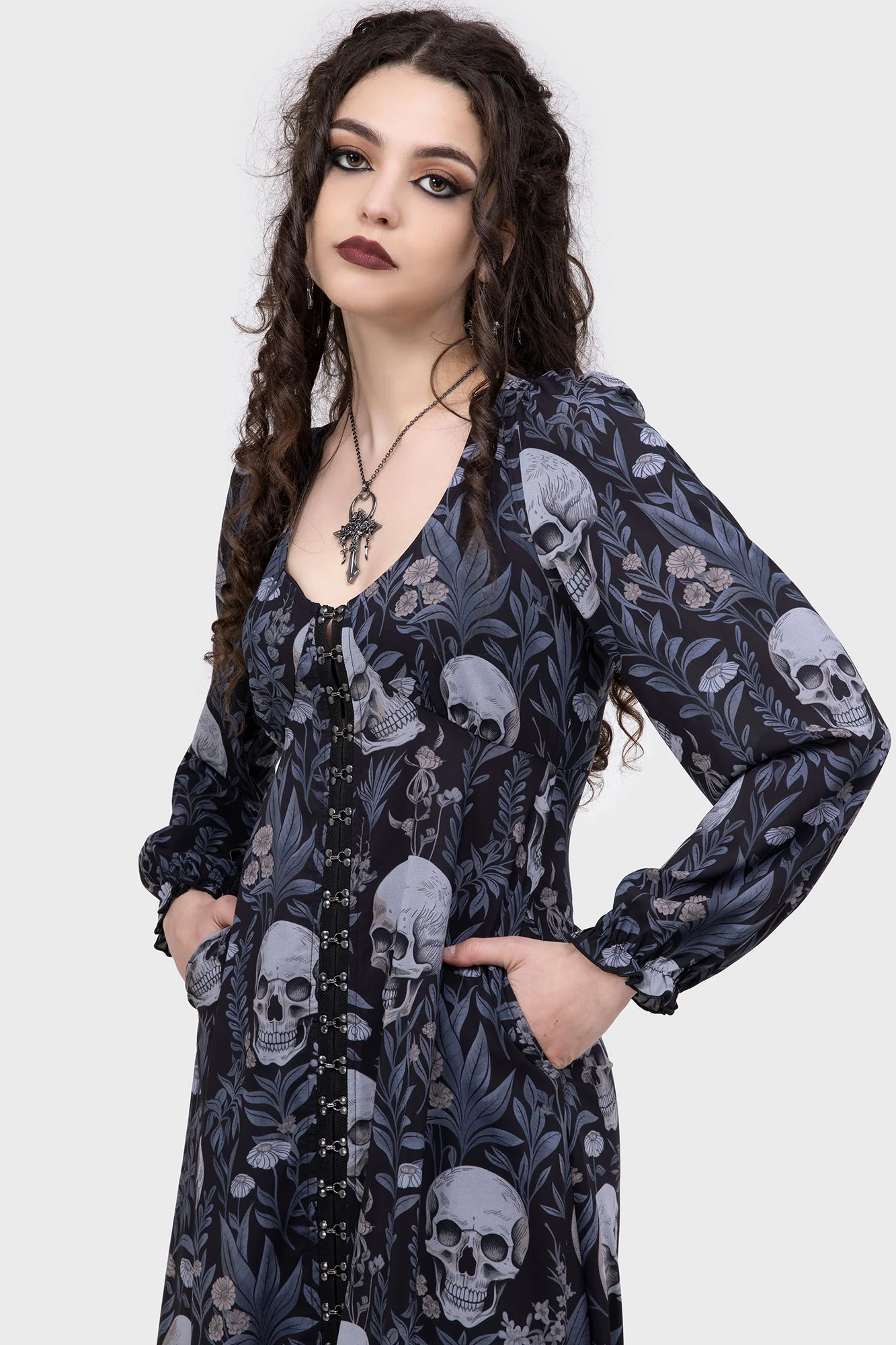 Death's Head Maxi Dress - Image 2