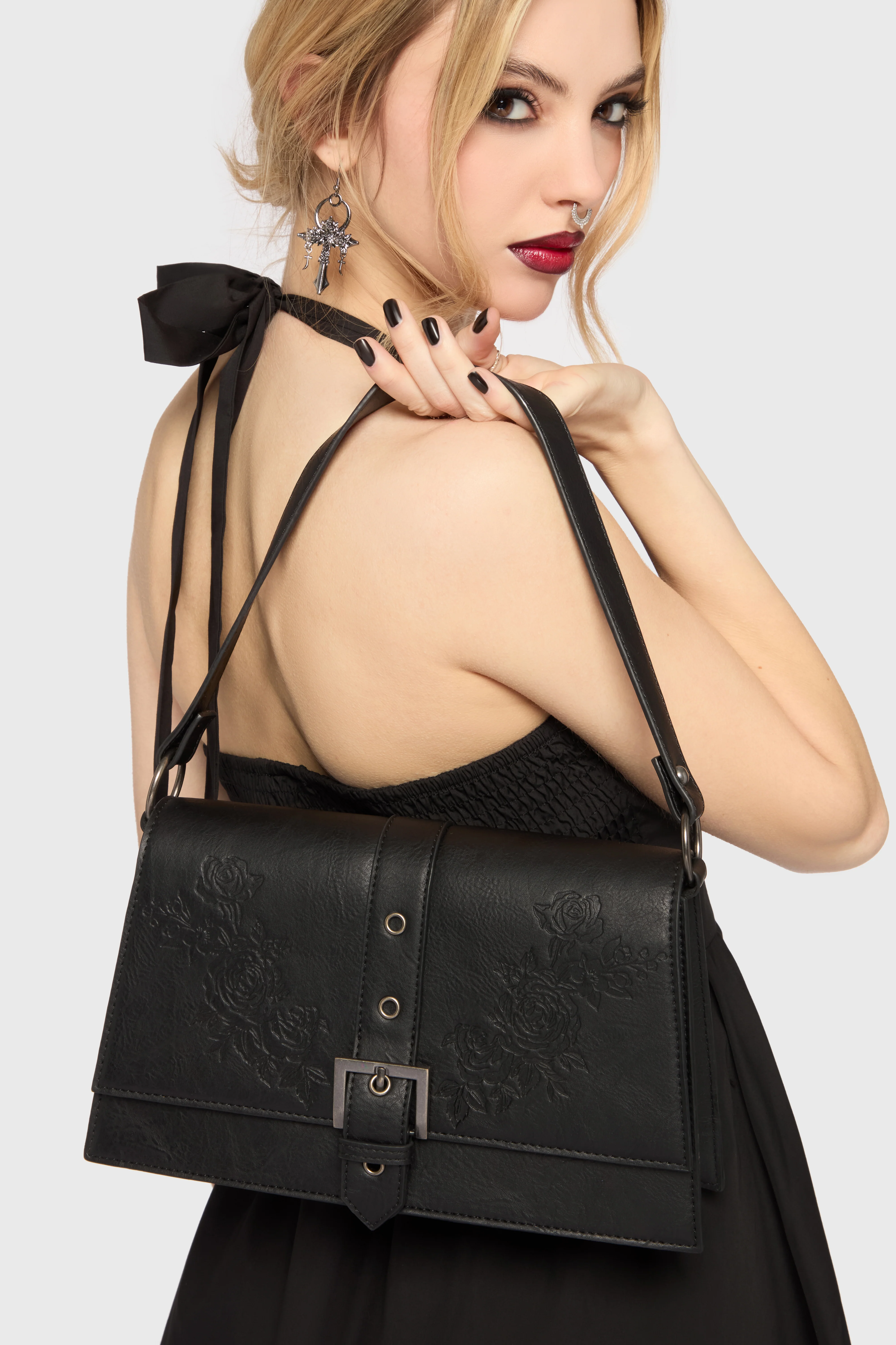 Devil's Darling Debossed Handbag - Image 3