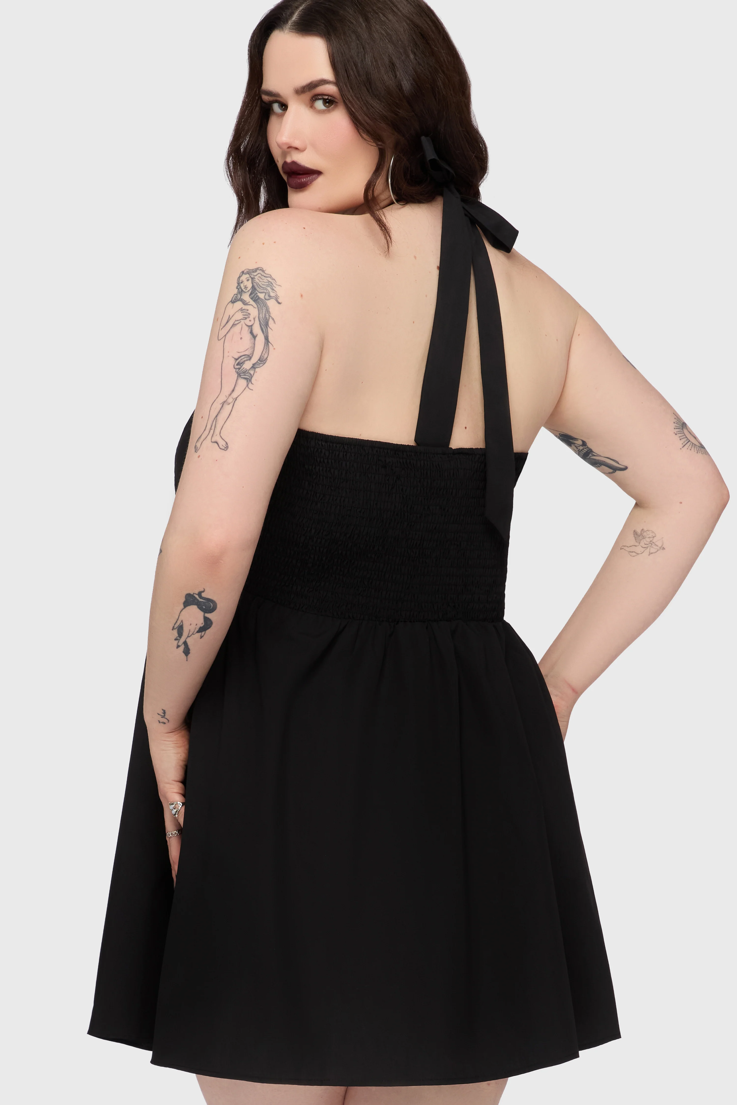 Devil's Darling Halter Neck Mini Dress - Image 7