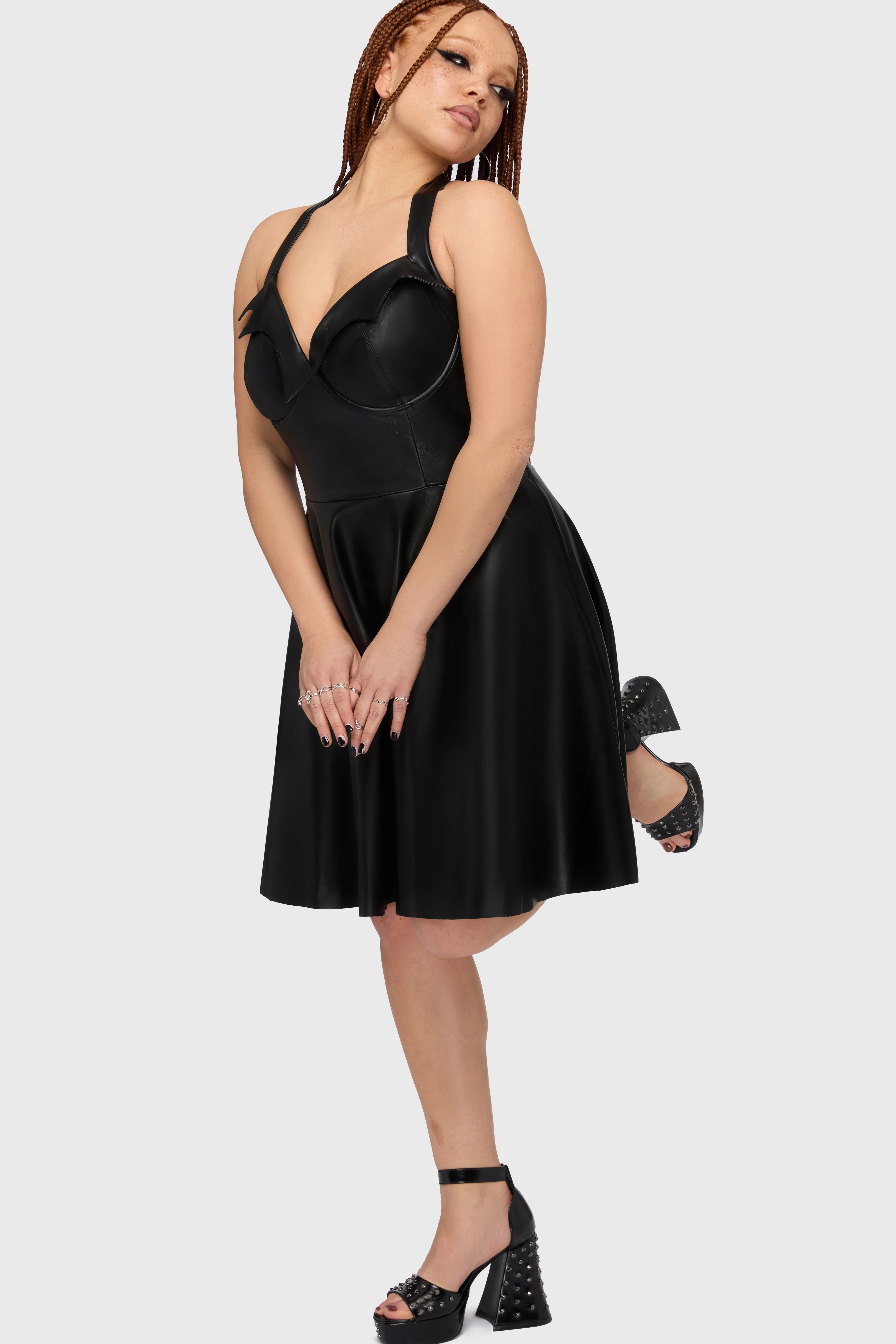 Devil's Darling Skater Dress - Image 7