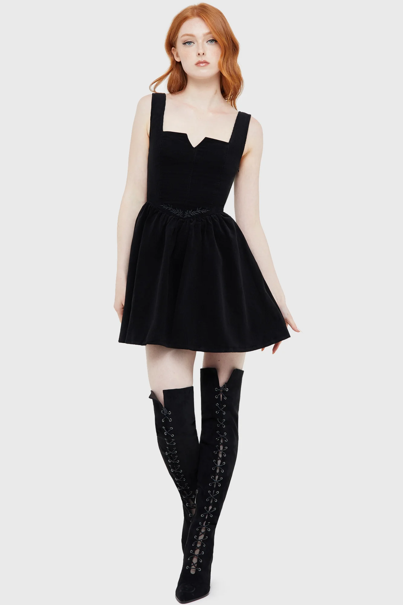 Elderroot Mini Dress [BLACK] - Image 4