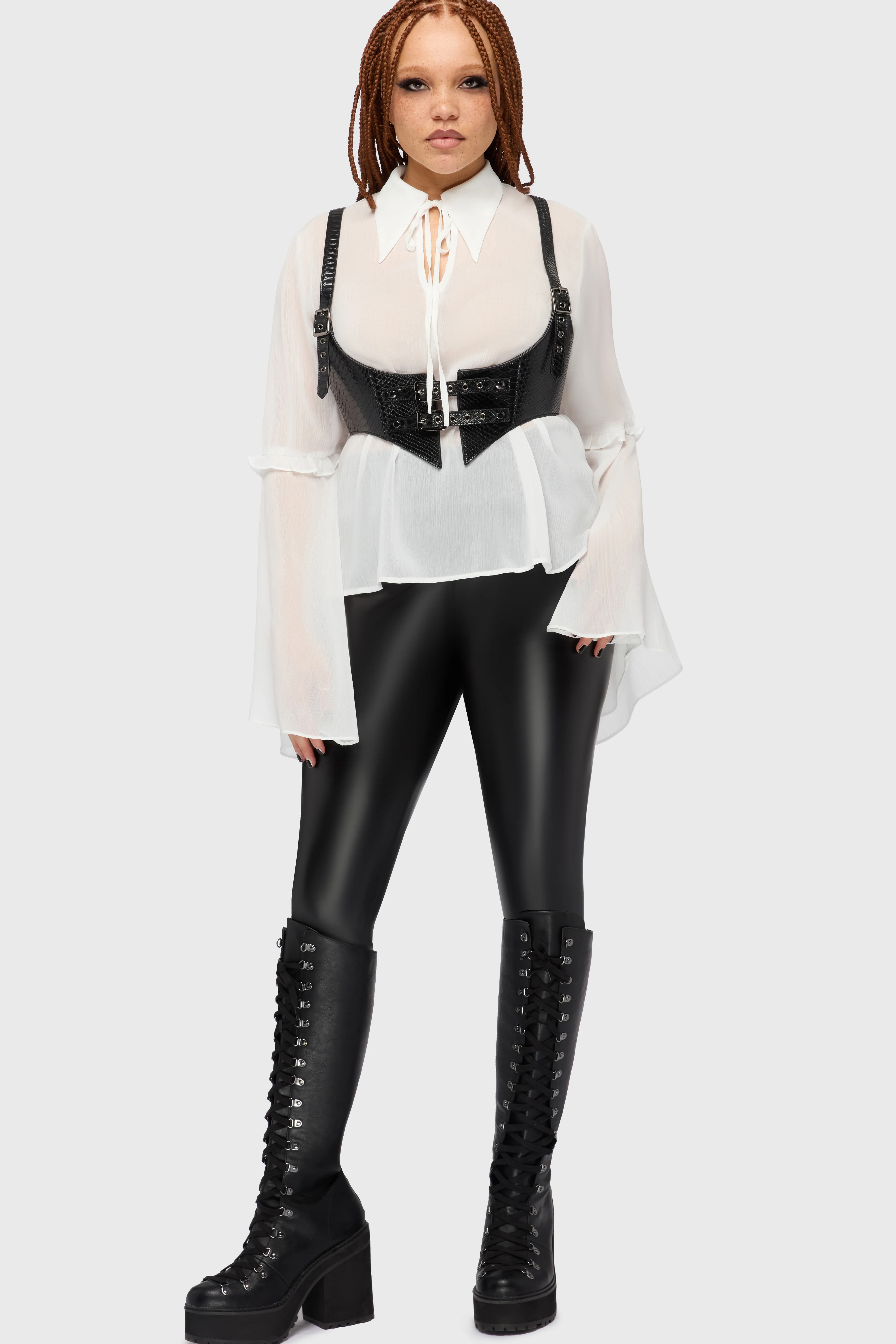 Fawnelle Flared Sleeve Shirt - Image 4