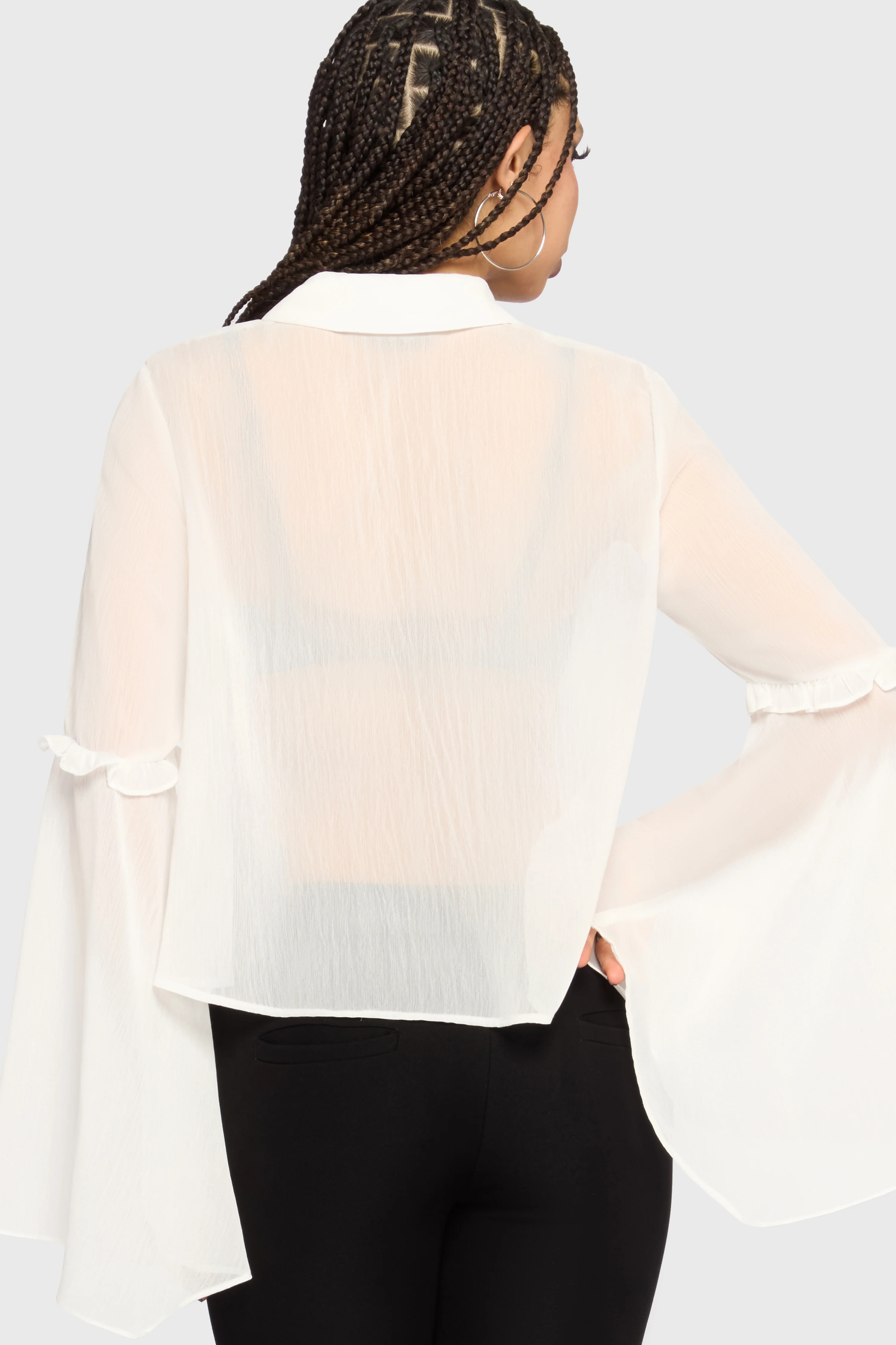 Fawnelle Flared Sleeve Shirt - Image 7
