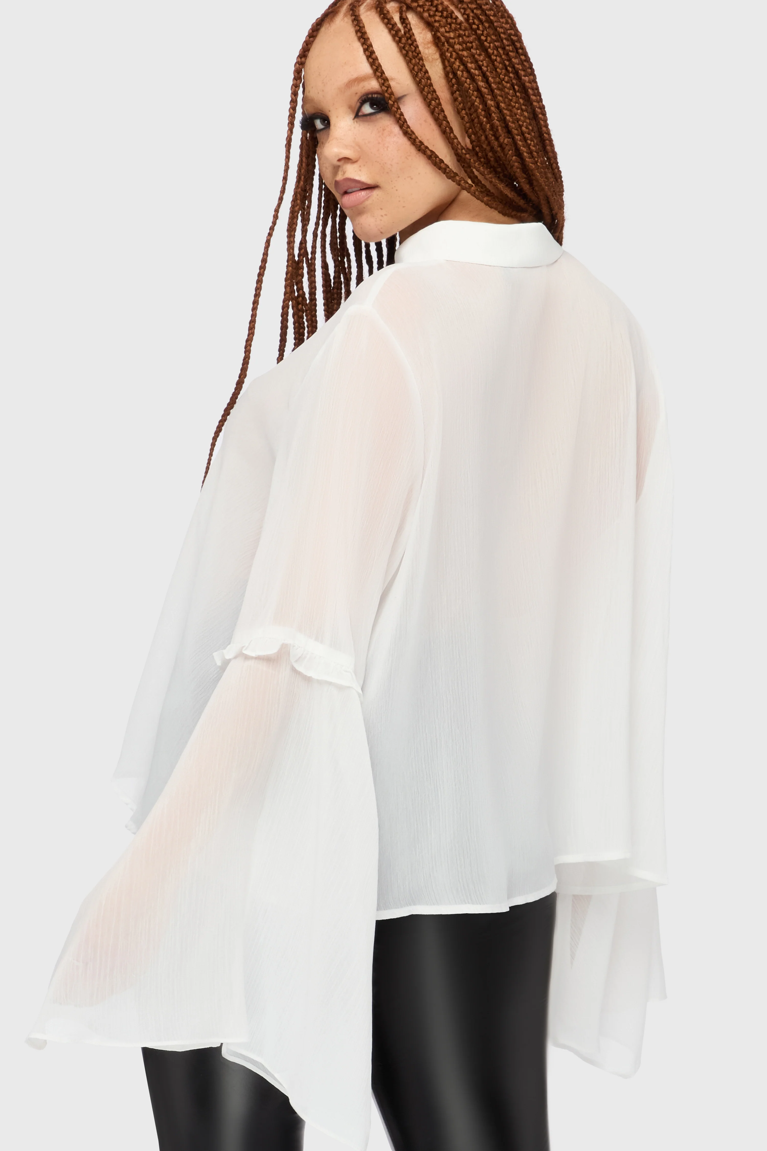 Fawnelle Flared Sleeve Shirt - Image 8