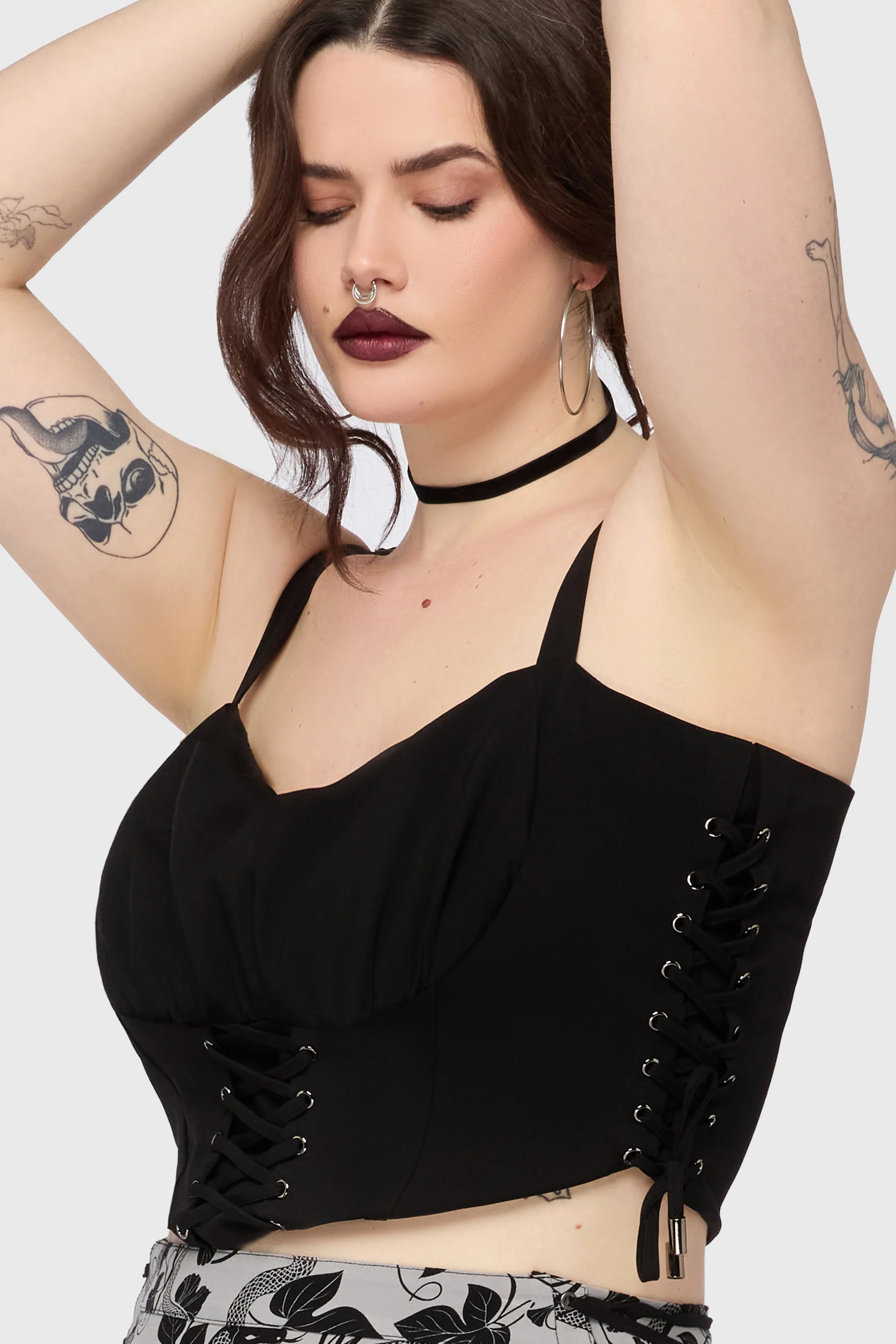 Fawnelle Lace Up Corset Top - Image 5