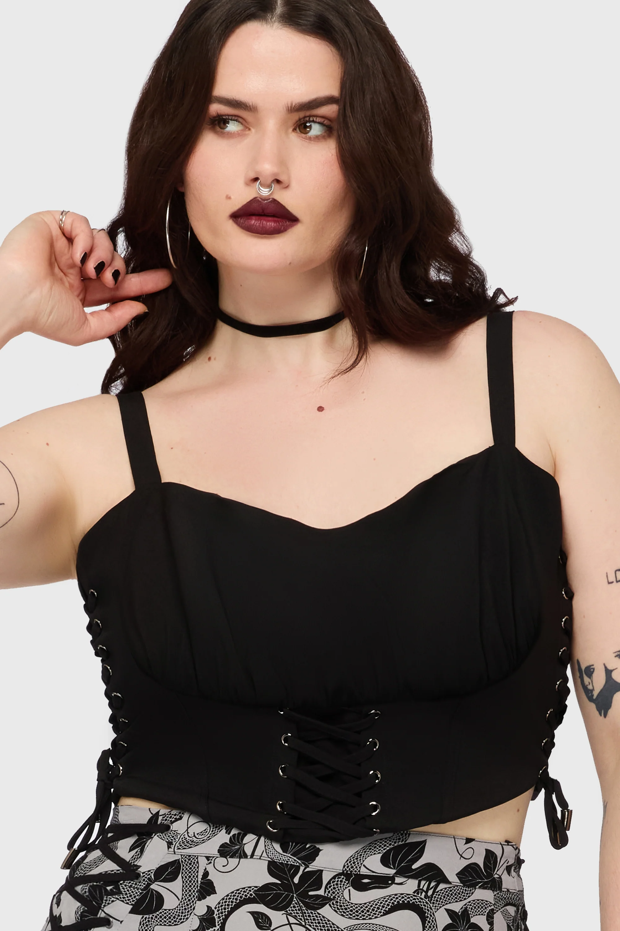 Fawnelle Lace Up Corset Top - Image 6