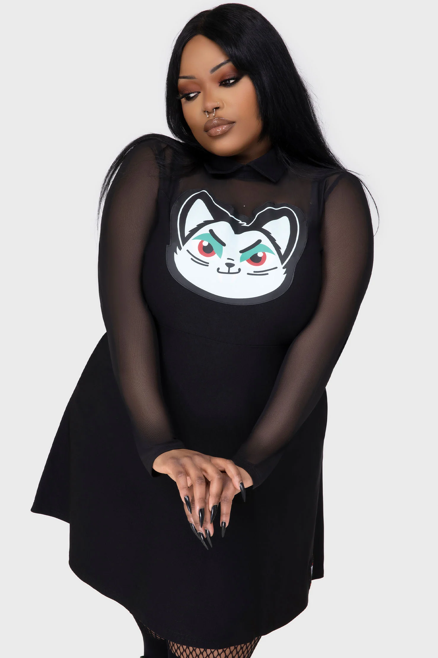 Feeling Fangtastic Skater Dress - Image 5