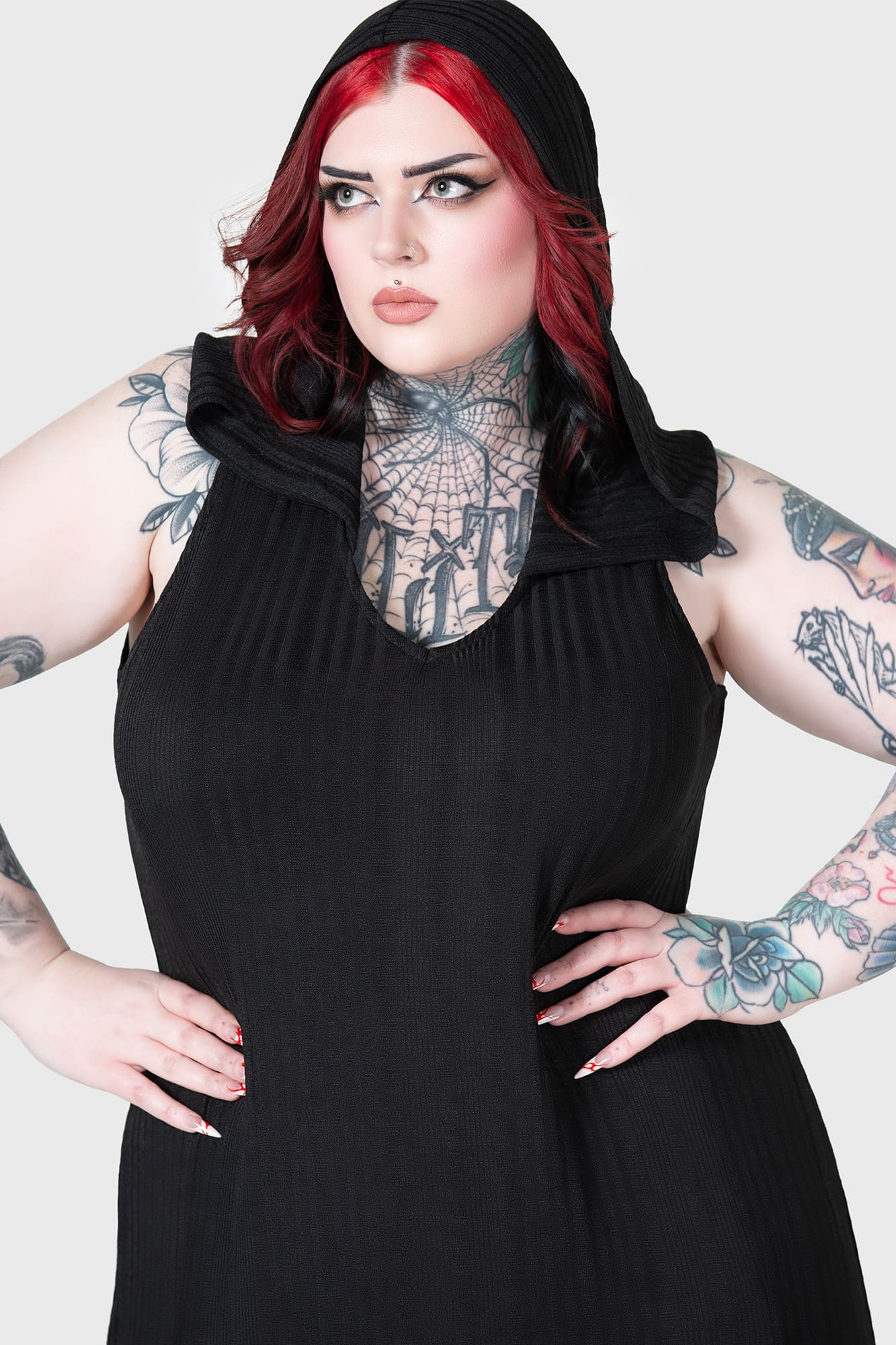 Hexin Hooded Dress - Image 6