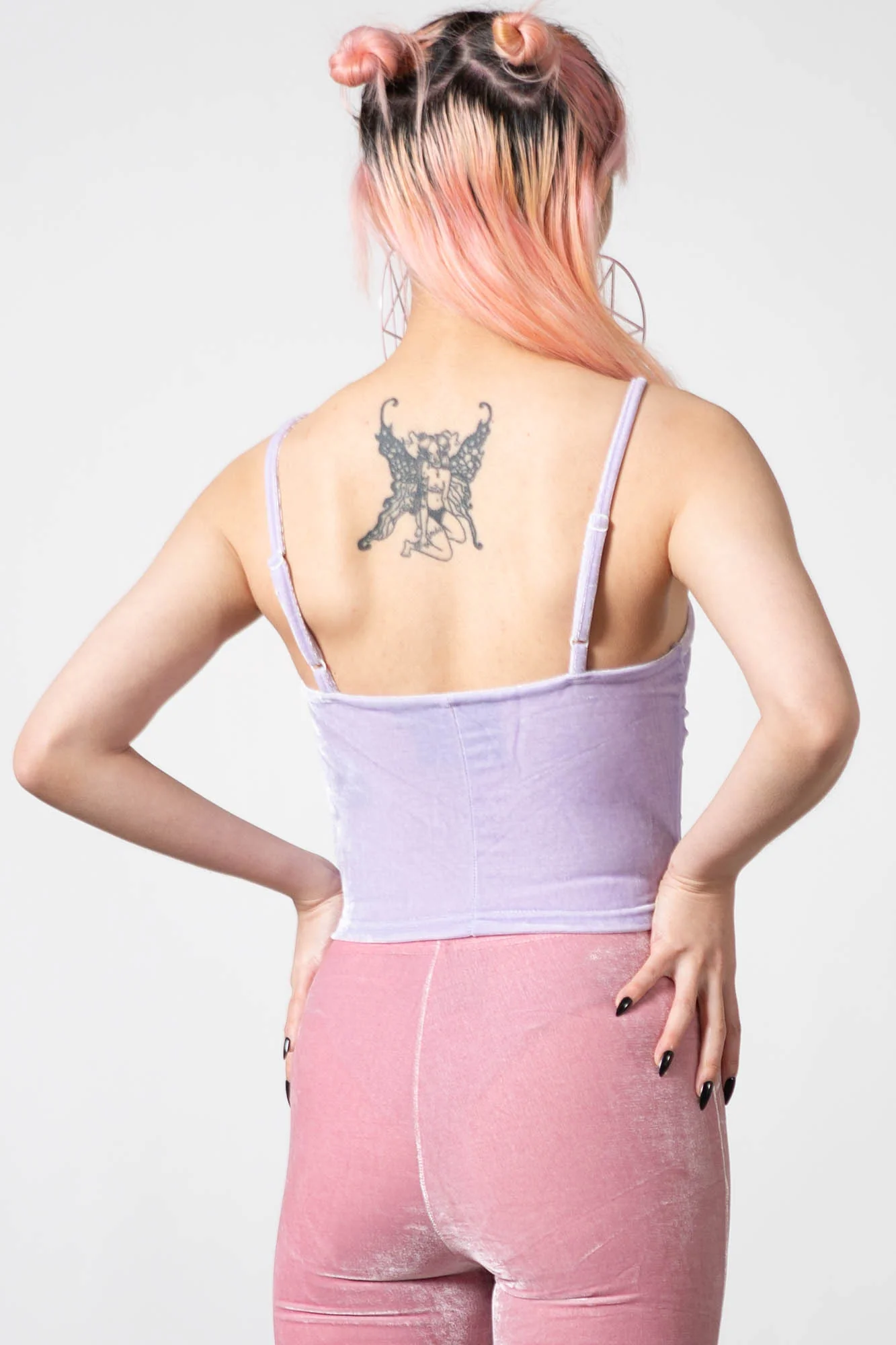 Lost In Sin Zip Top [PASTEL LILAC] - Image 4