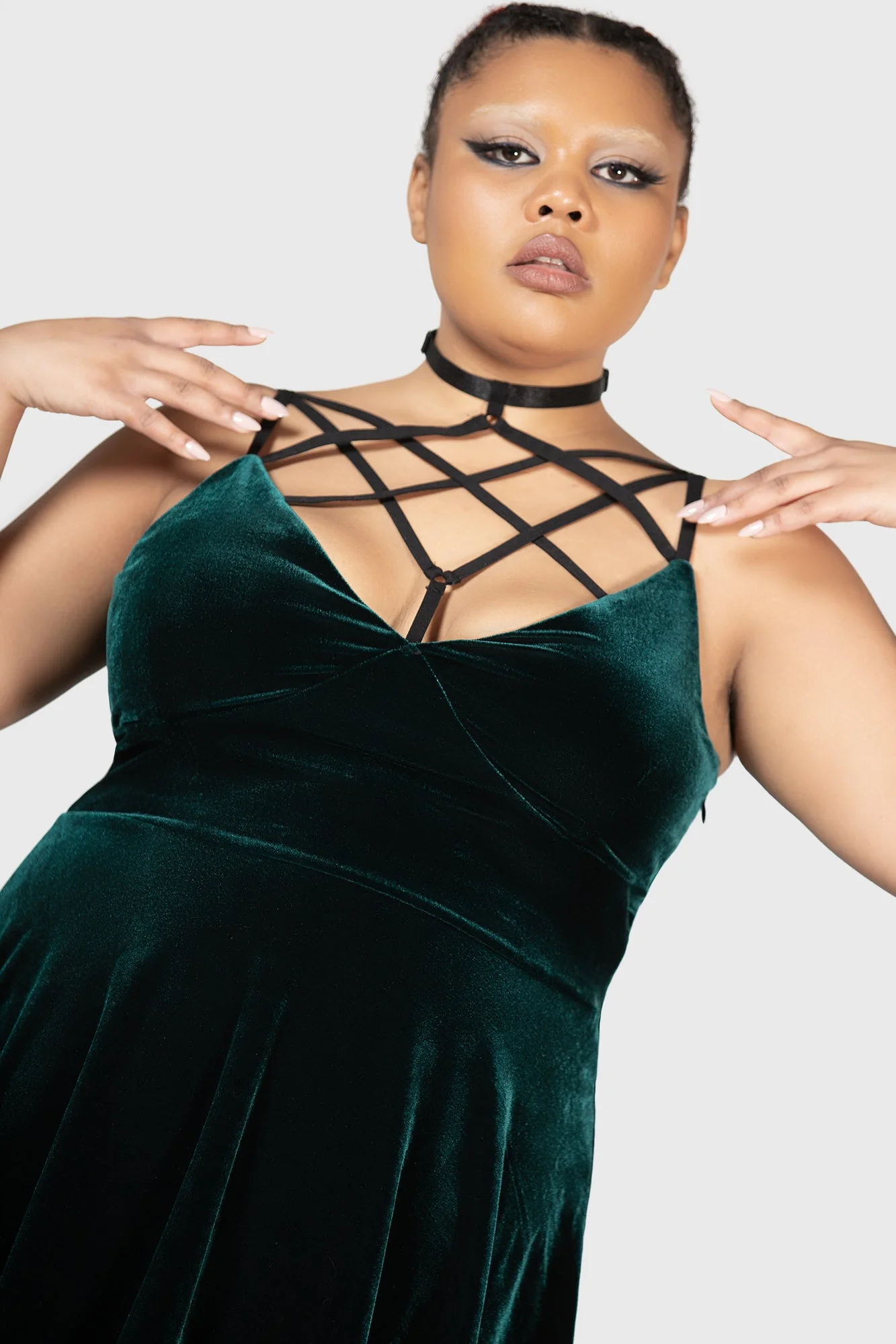 Magica Skater Dress [EMERALD] - Image 6