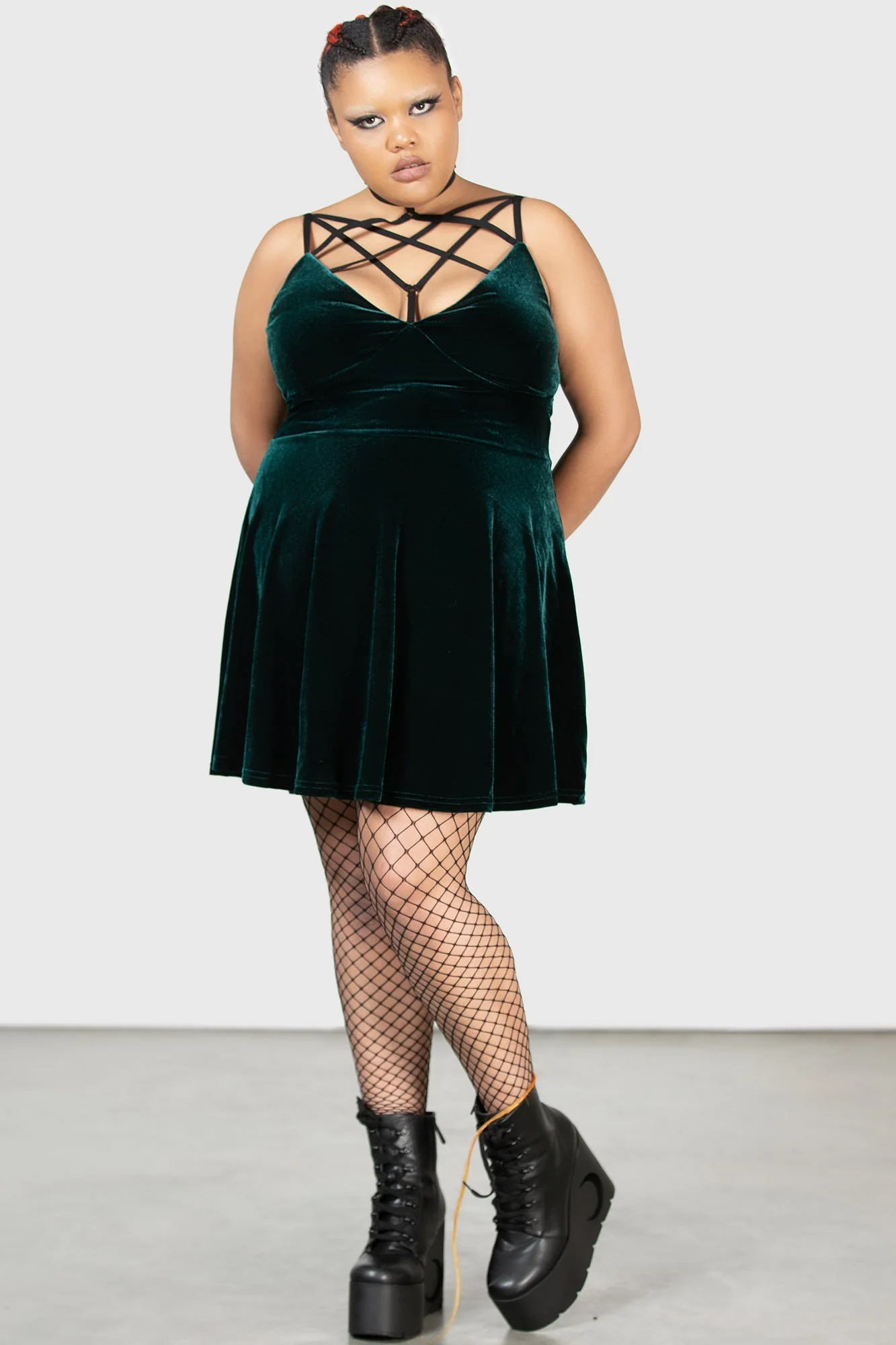 Magica Skater Dress [EMERALD] - Image 7