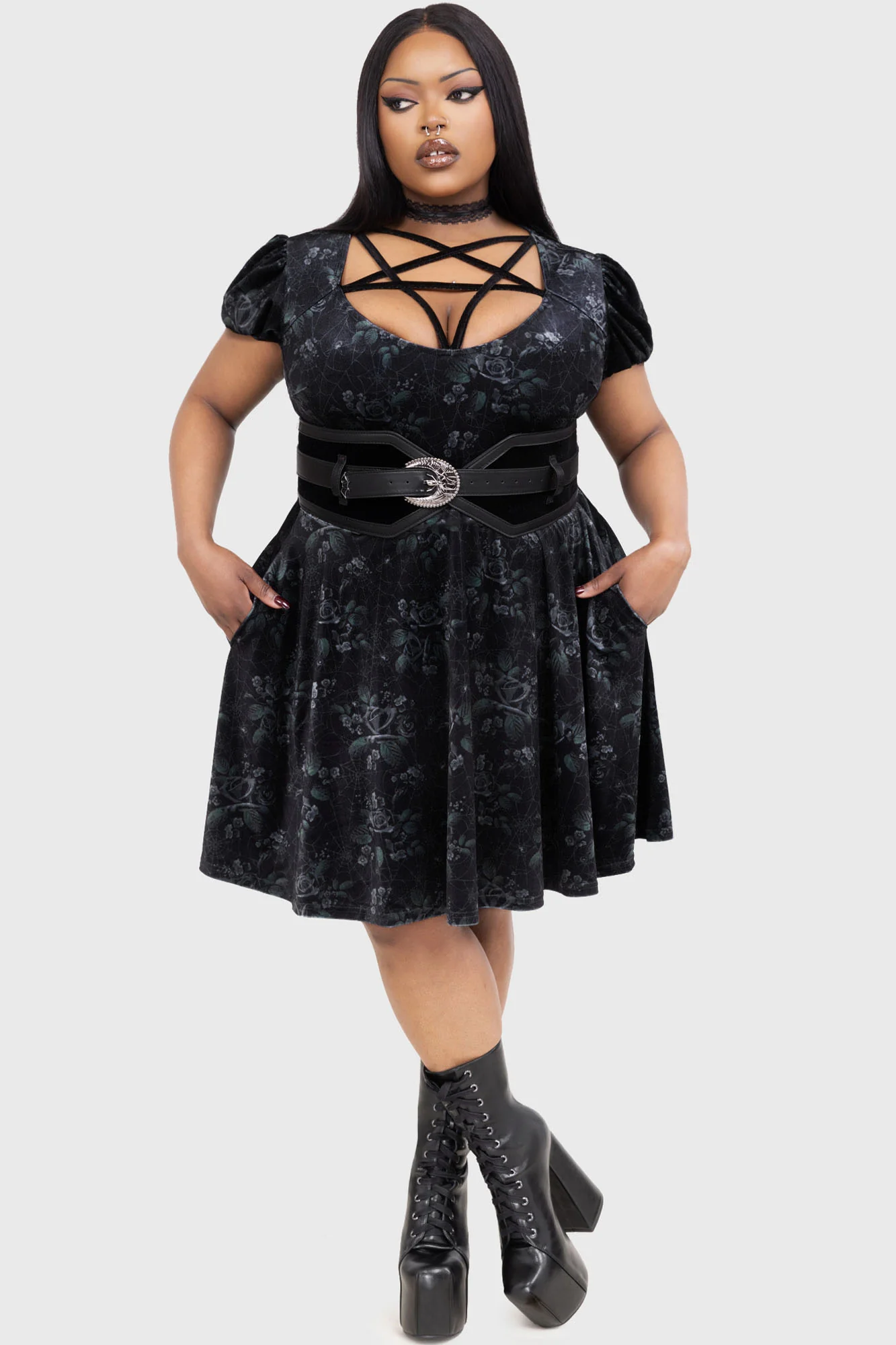 Moonlit Pentacle Dress - Image 7