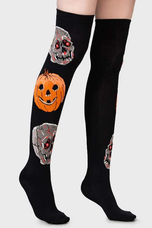 Morbid Over Knee Socks - Image 2