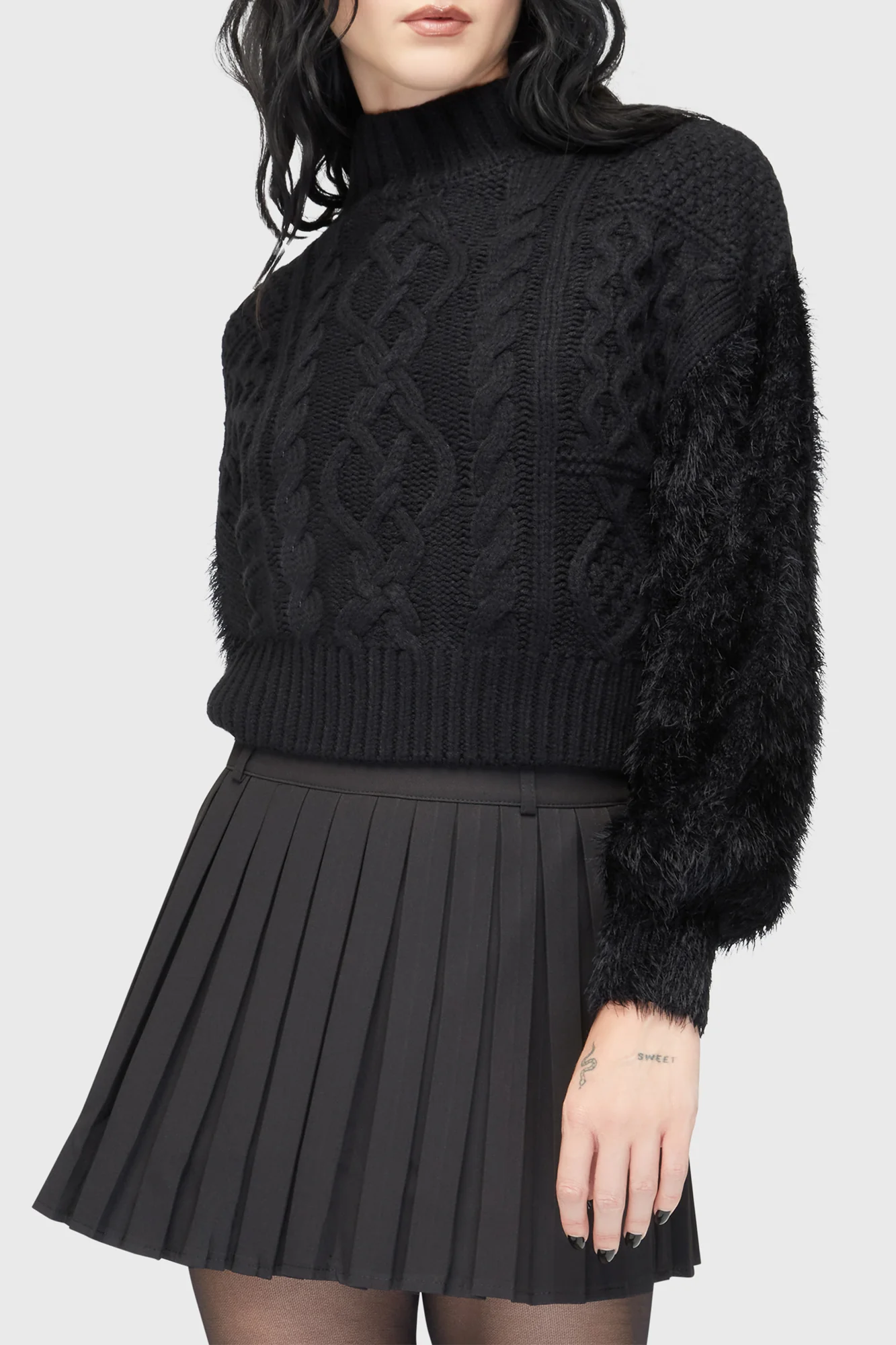 Nightshade's Curse Mini Skirt [BLACK]
