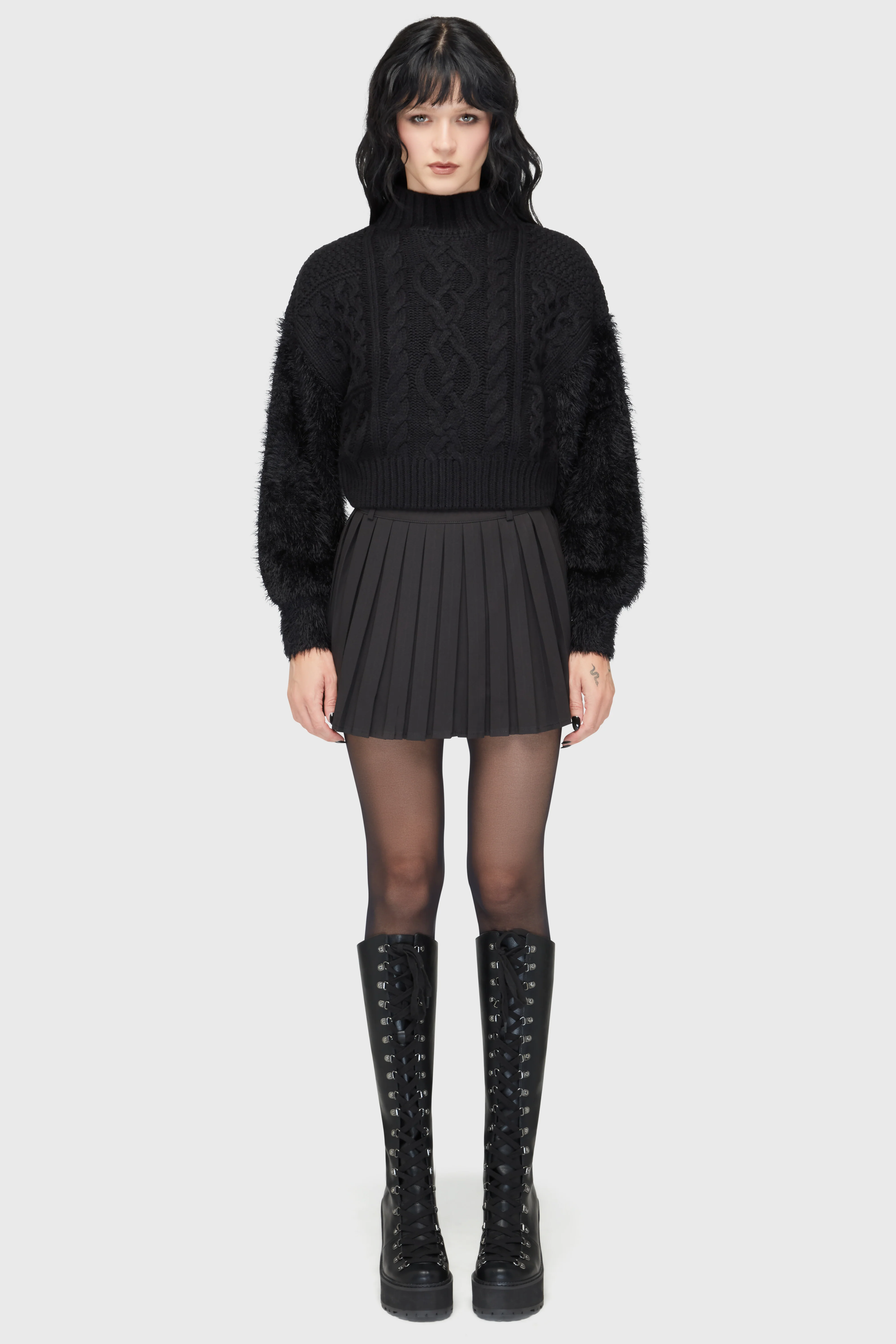 Nightshade's Curse Mini Skirt [BLACK] - Image 3