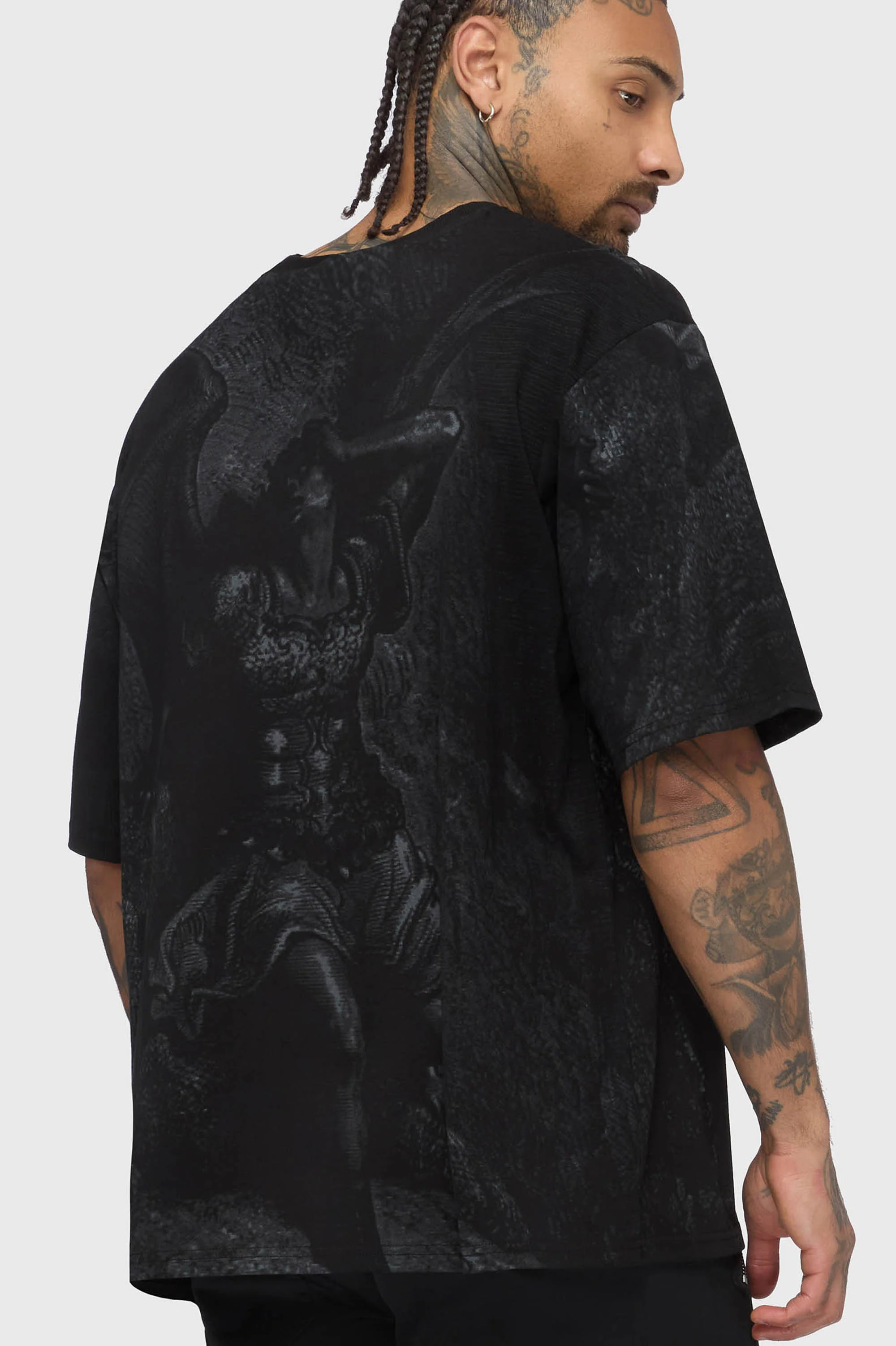 Noir Relic Oversized T Shirt - Image 2