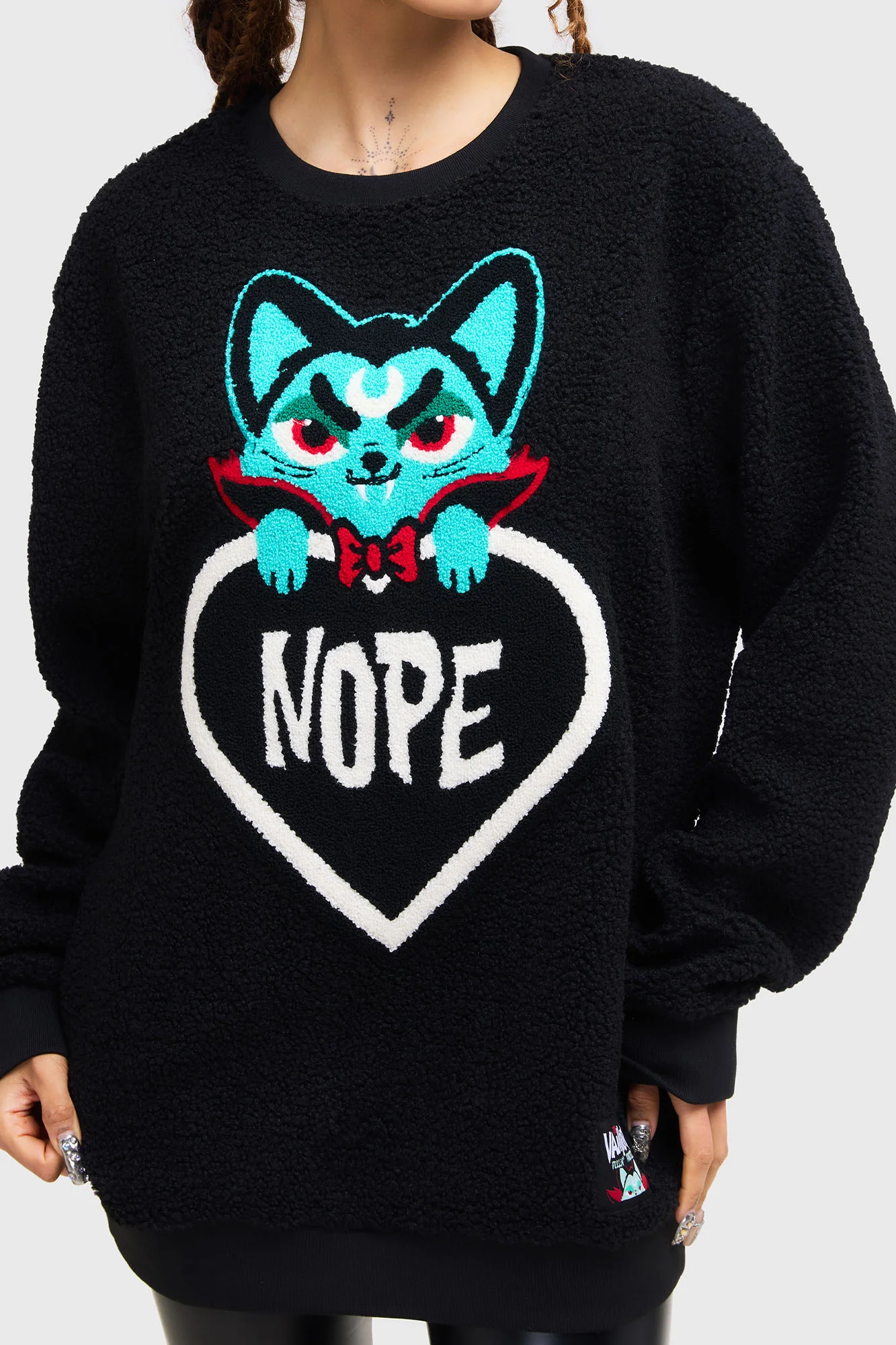 Nope Fleece Sweater - Image 4
