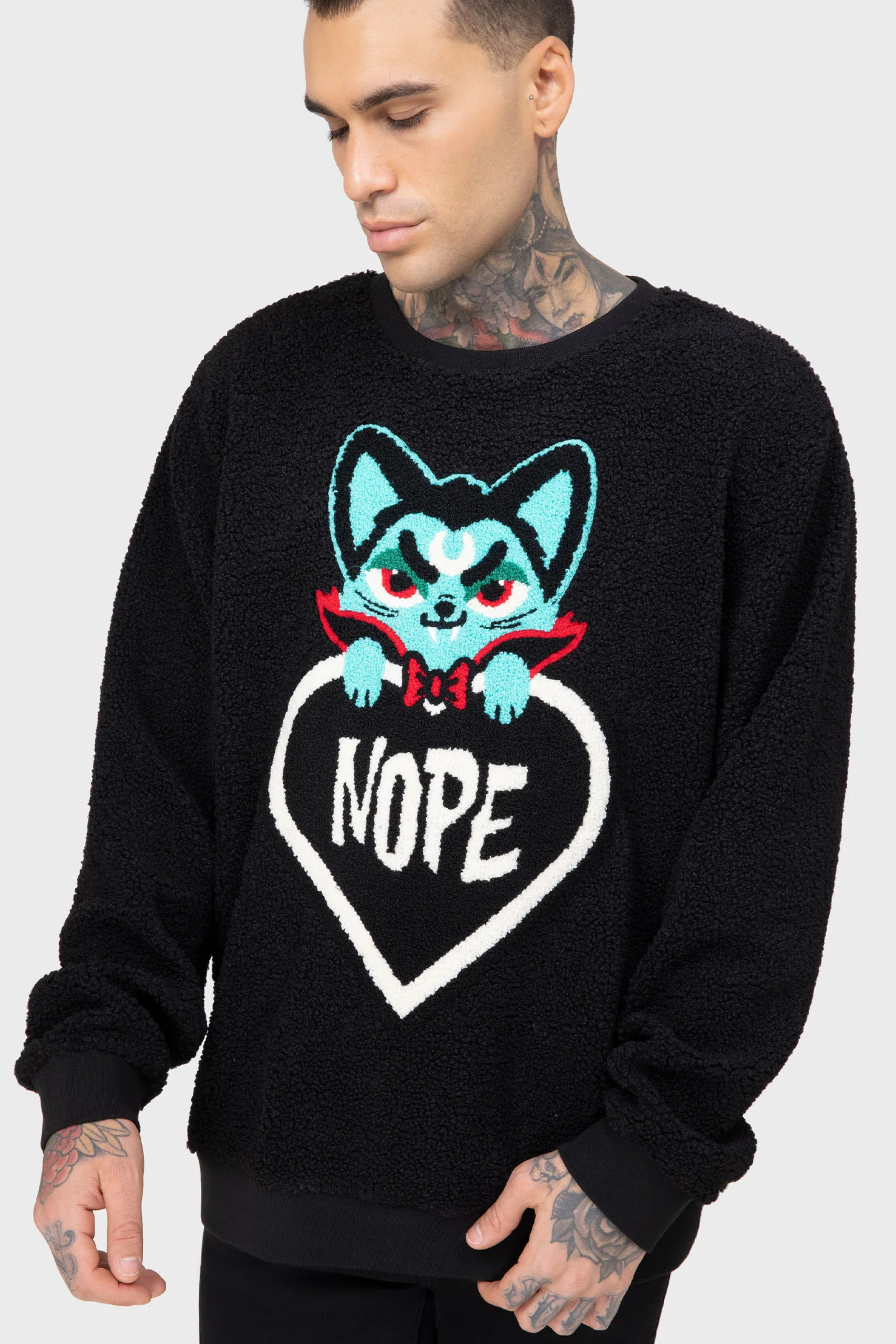 Nope Fleece Sweater - Image 6