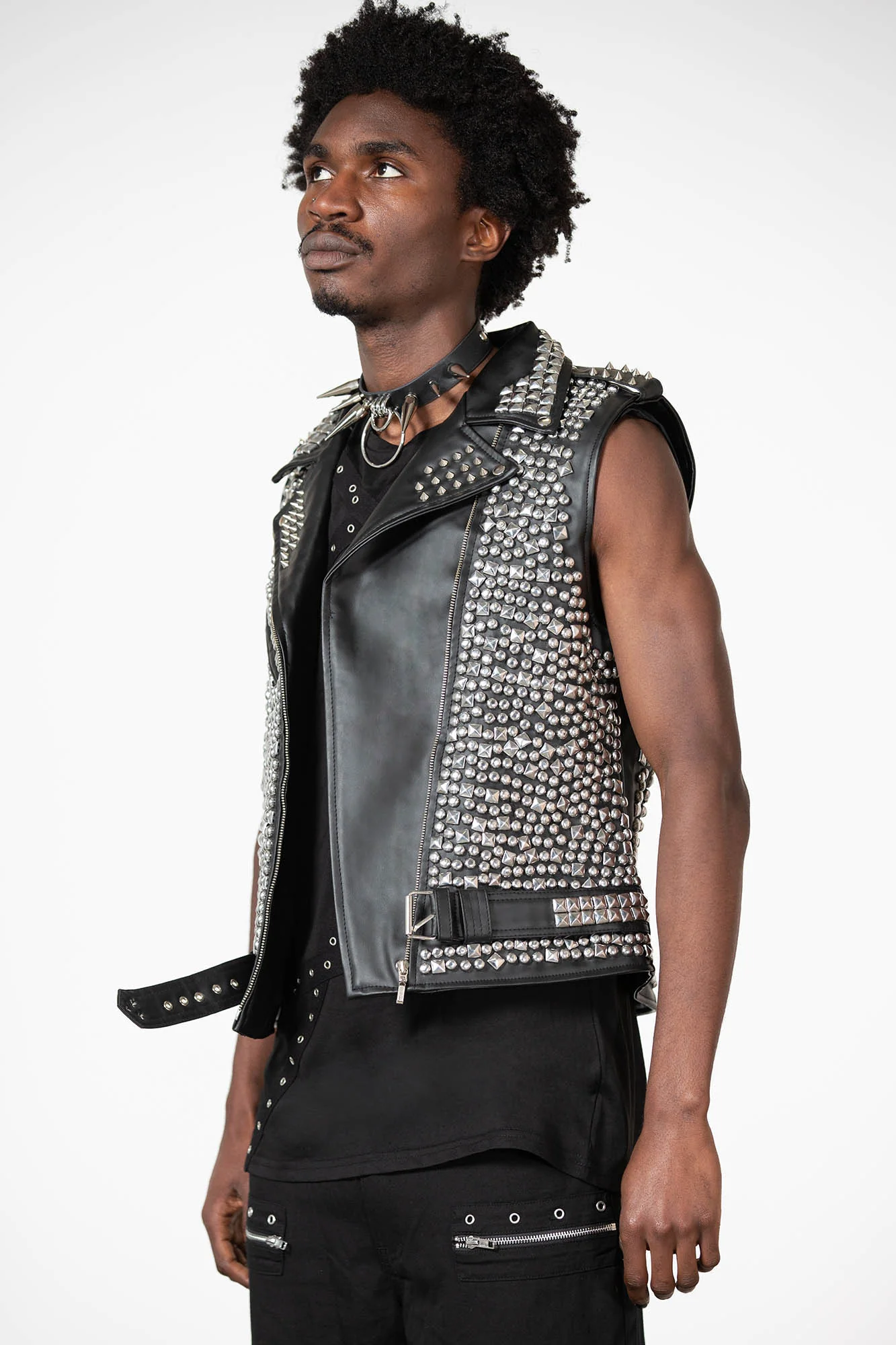 Overload II Leather Vest [FAUX LEATHER] - Image 5