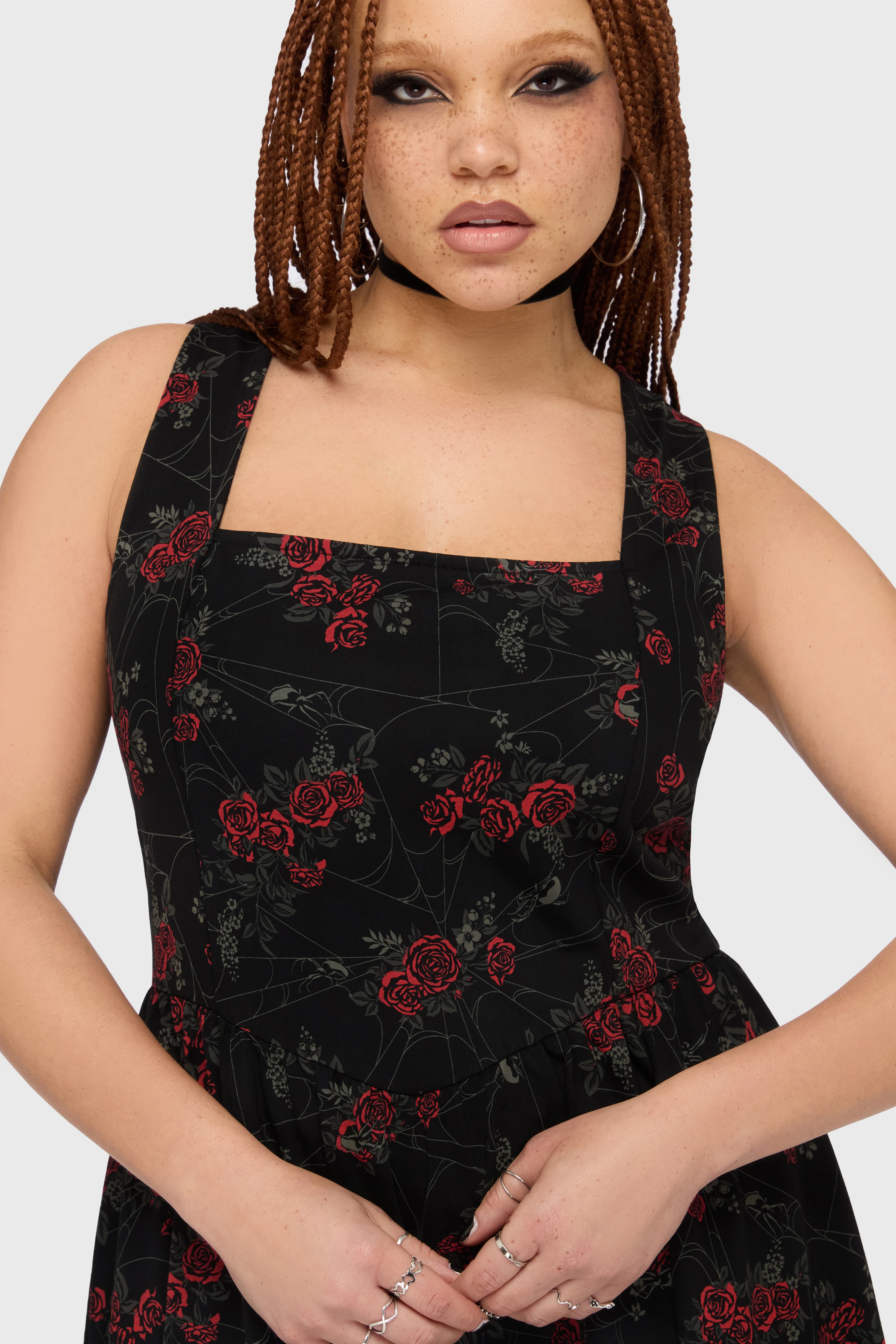 Poisoned Rose Midi Dress - Image 9