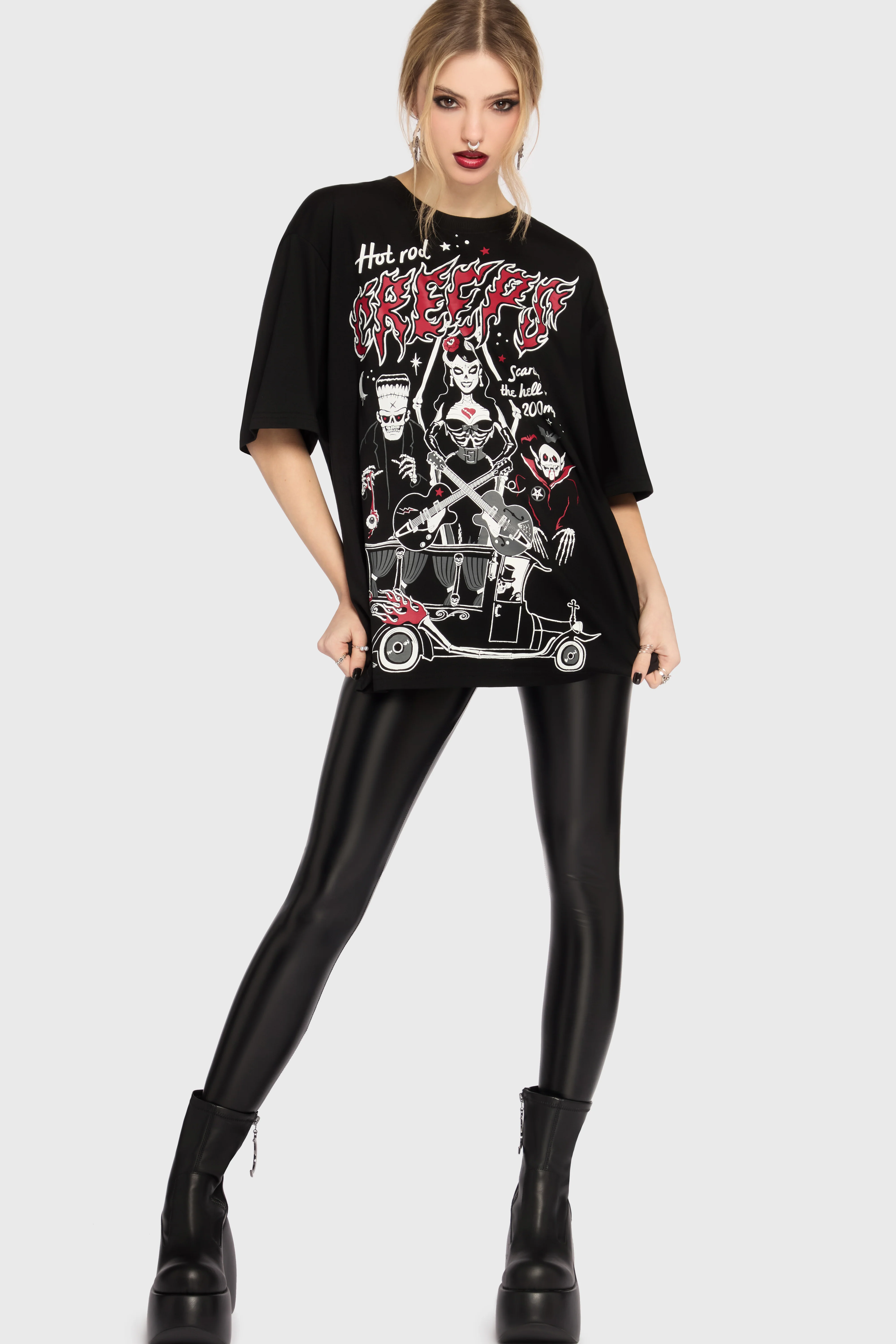 Scaring Hell Boxy T Shirt - Image 2