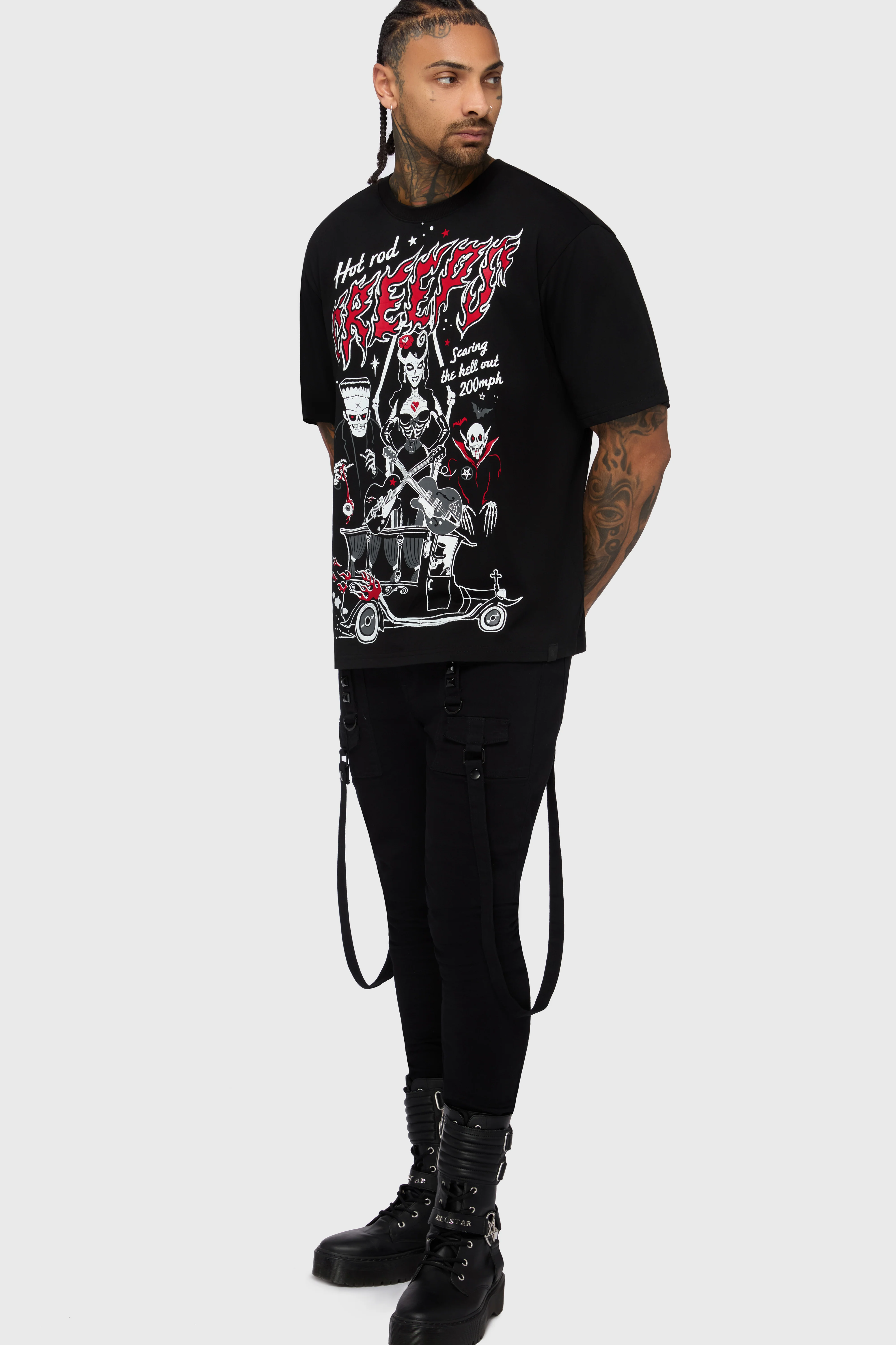 Scaring Hell Boxy T Shirt - Image 4