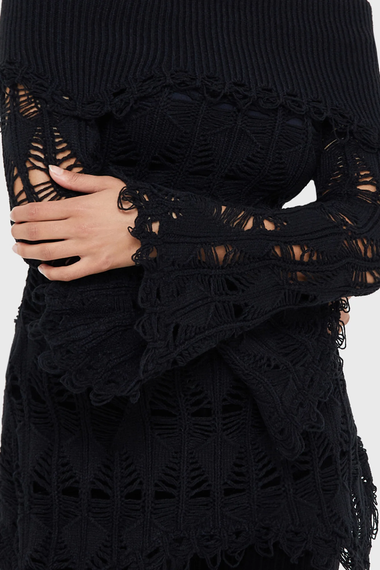 Shadow Wine Sweater [BLACK] - Image 2