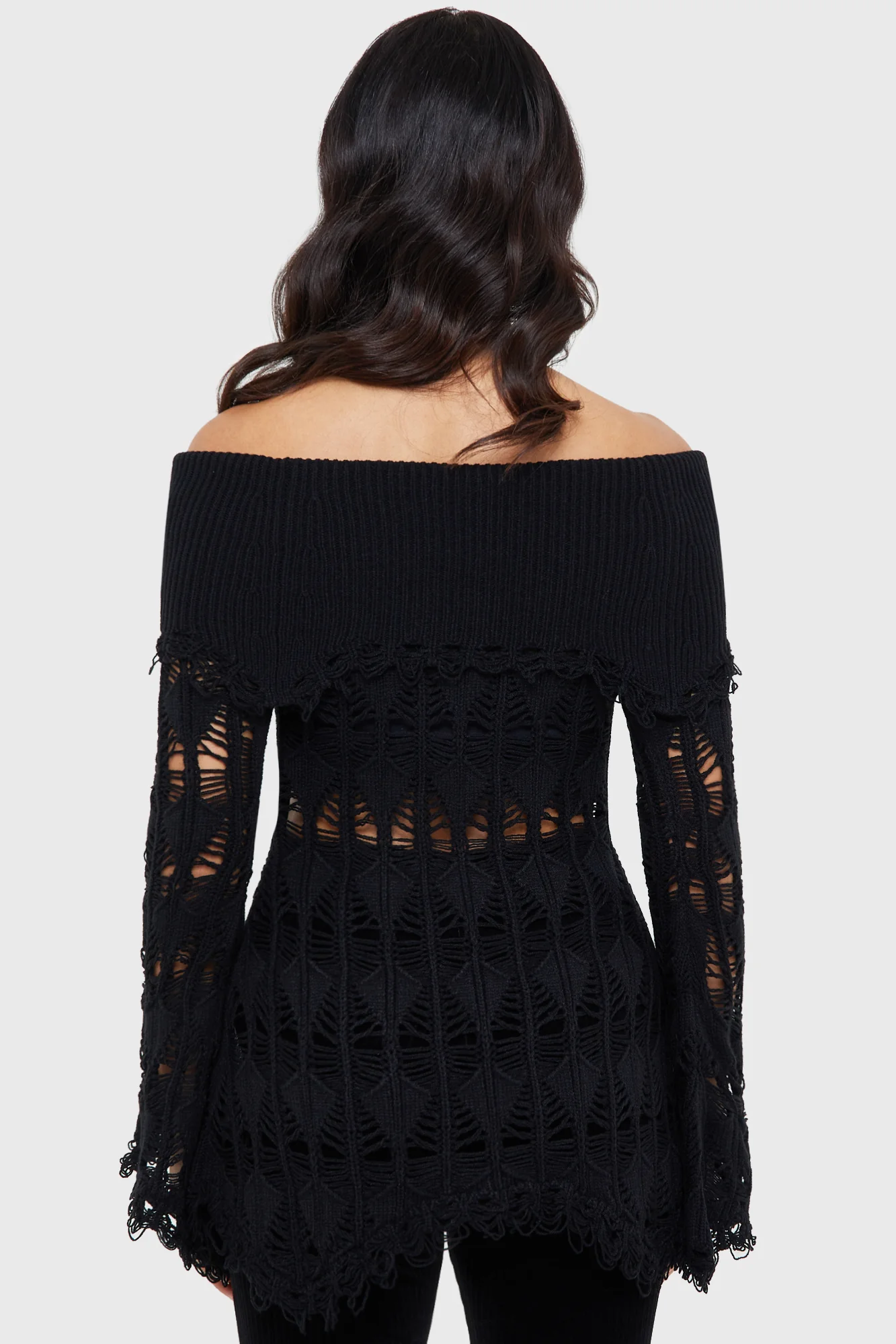 Shadow Wine Sweater [BLACK] - Image 3