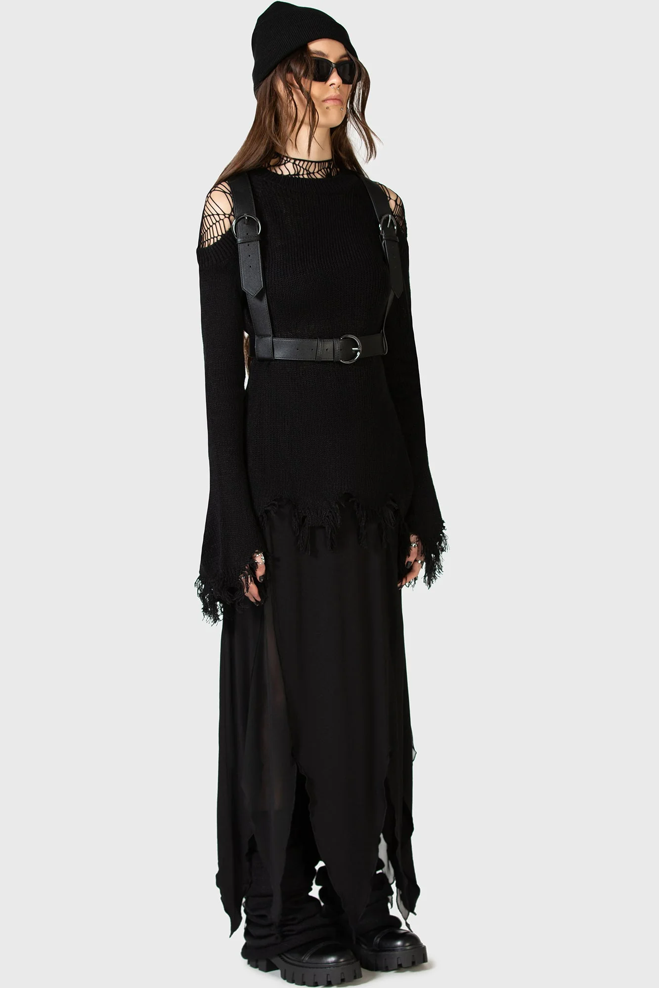 The Grimmer The Better Midi Skirt - Image 3