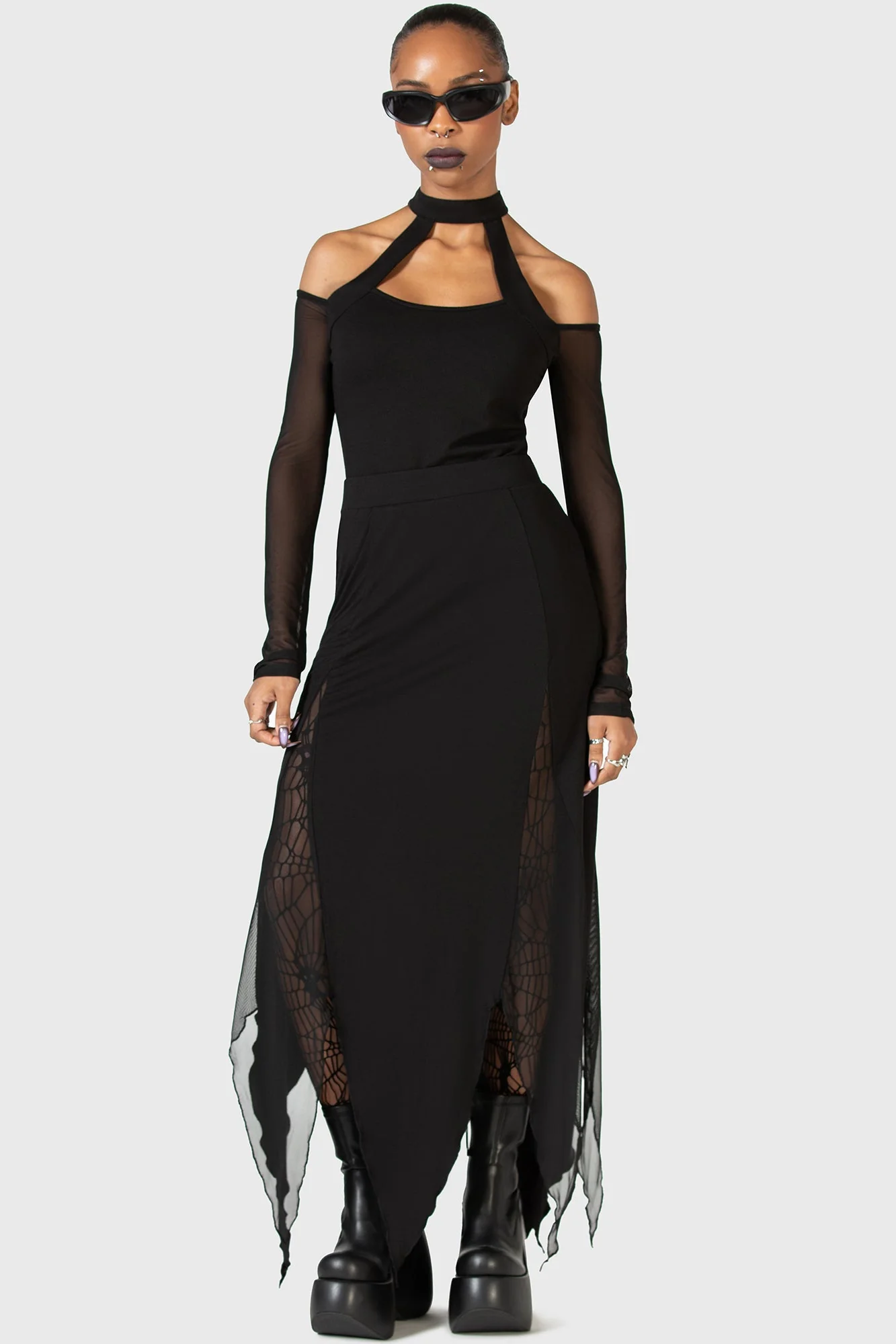 The Grimmer The Better Midi Skirt - Image 4