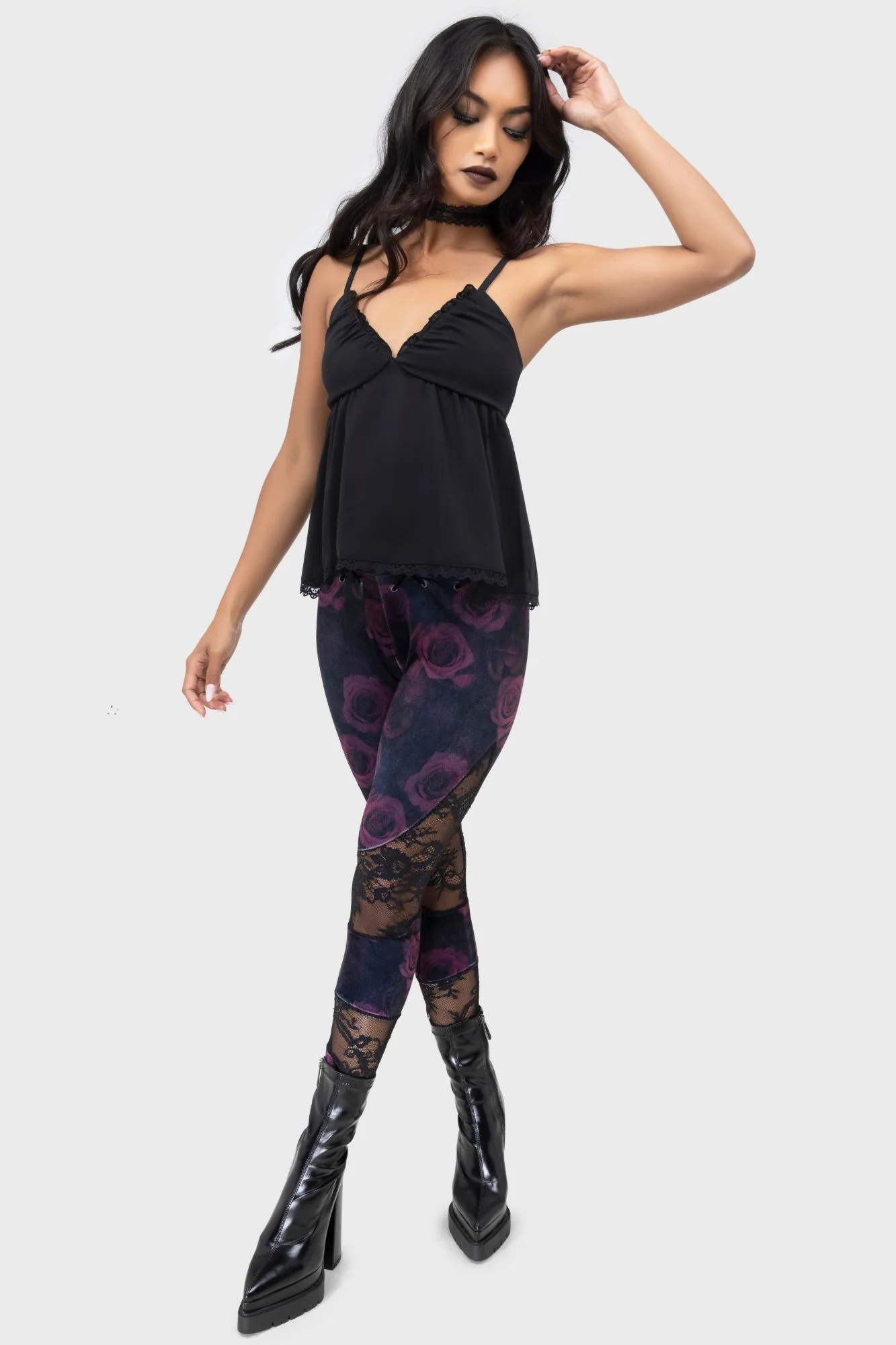 Twilight Rose Leggings
