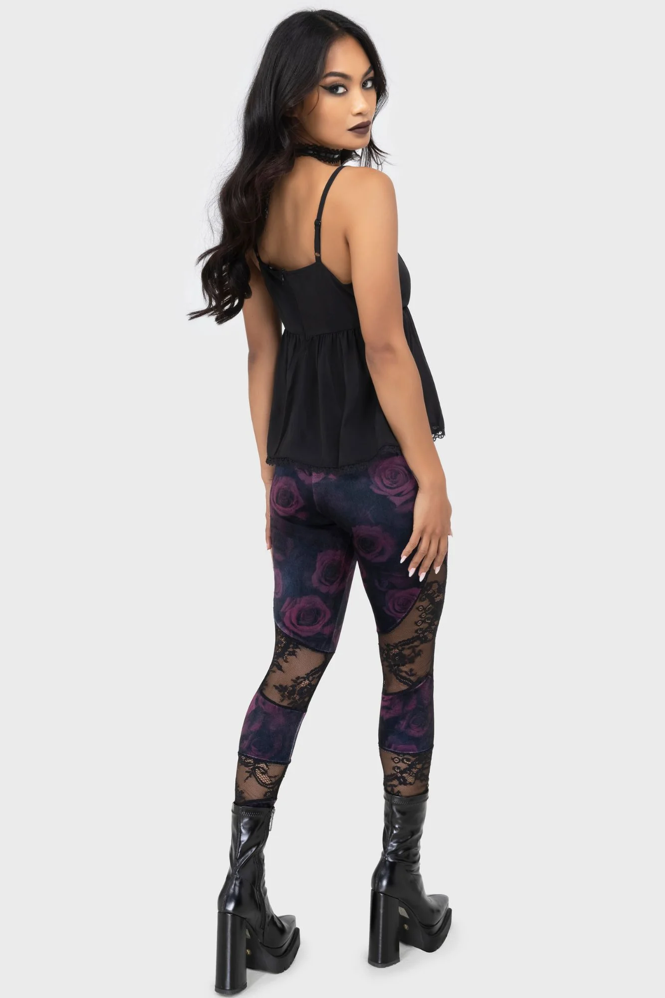 Twilight Rose Leggings - Image 2