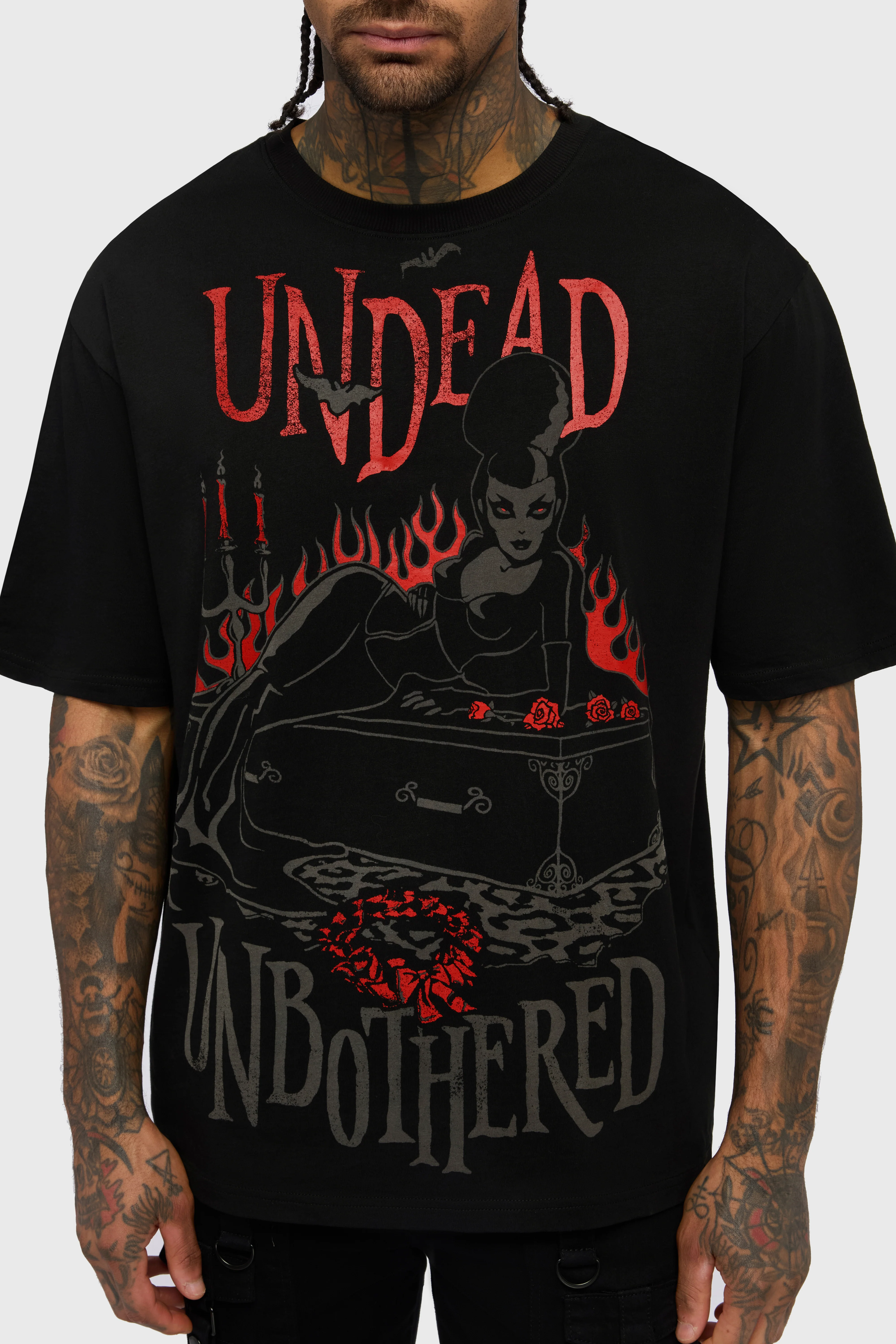 Undead & Unbothered Boxy T Shirt - Image 3