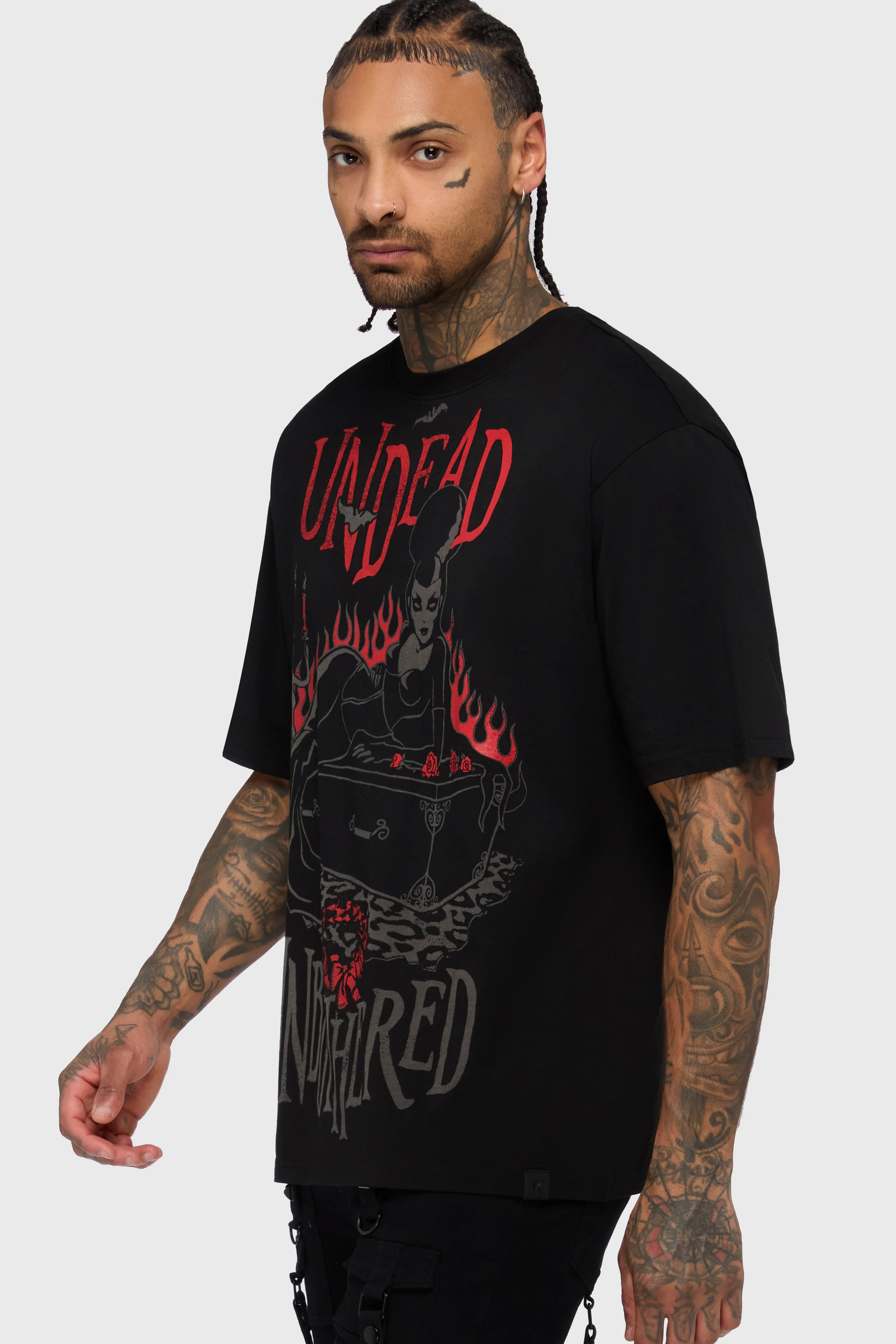 Undead & Unbothered Boxy T Shirt - Image 5