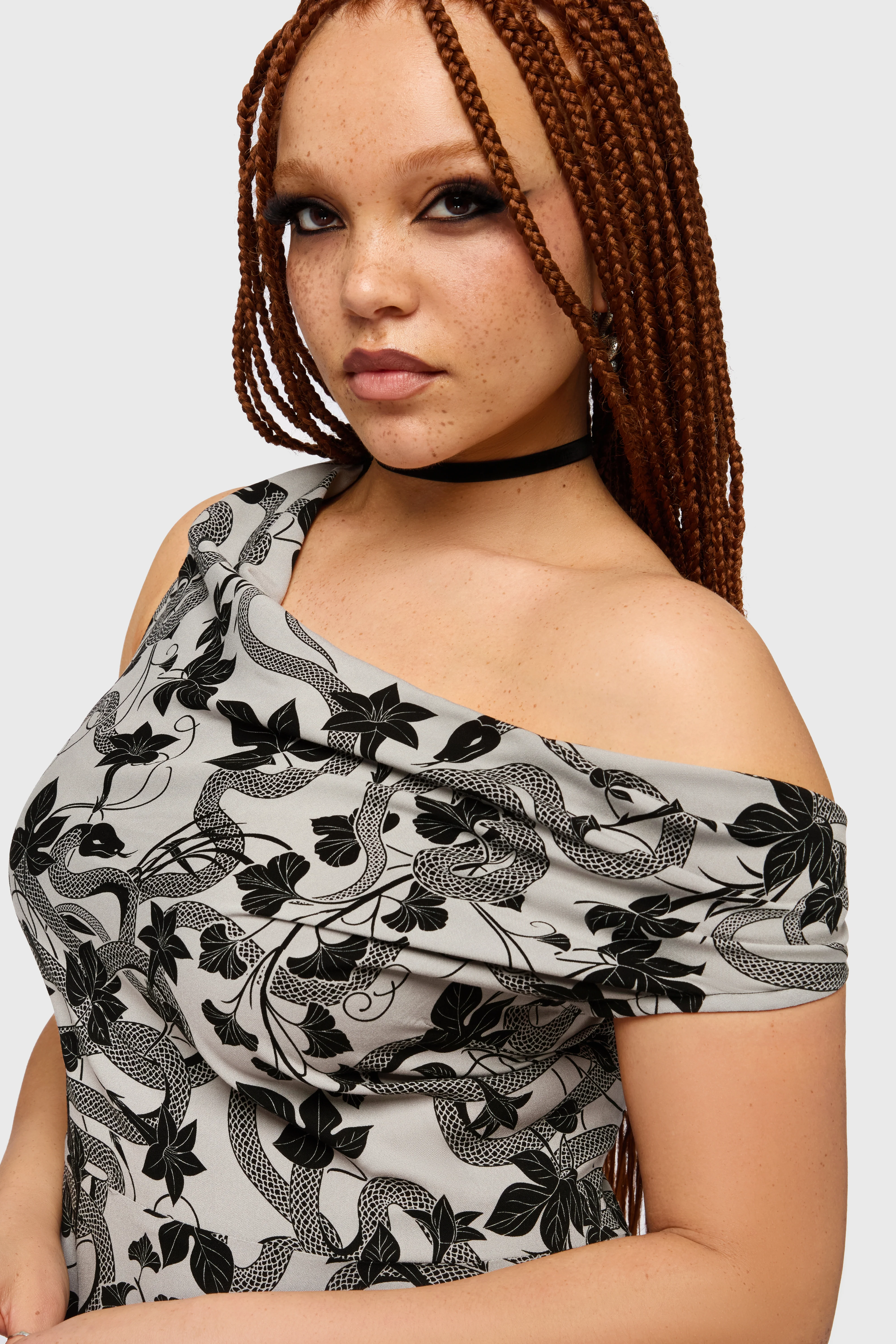 Venomous Rose Asymmetric Top - Image 4