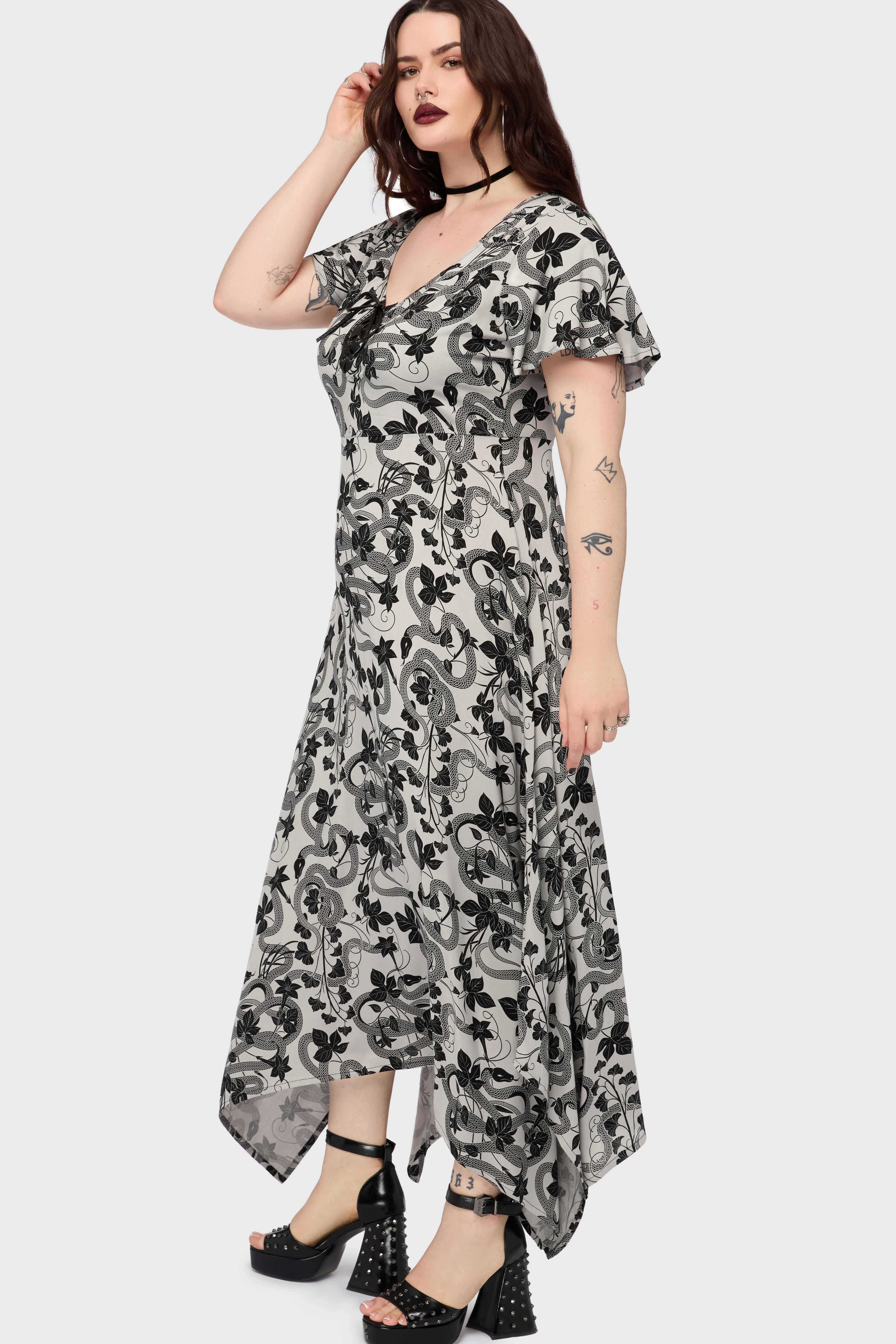 Venomous Rose Maxi Dress - Image 5