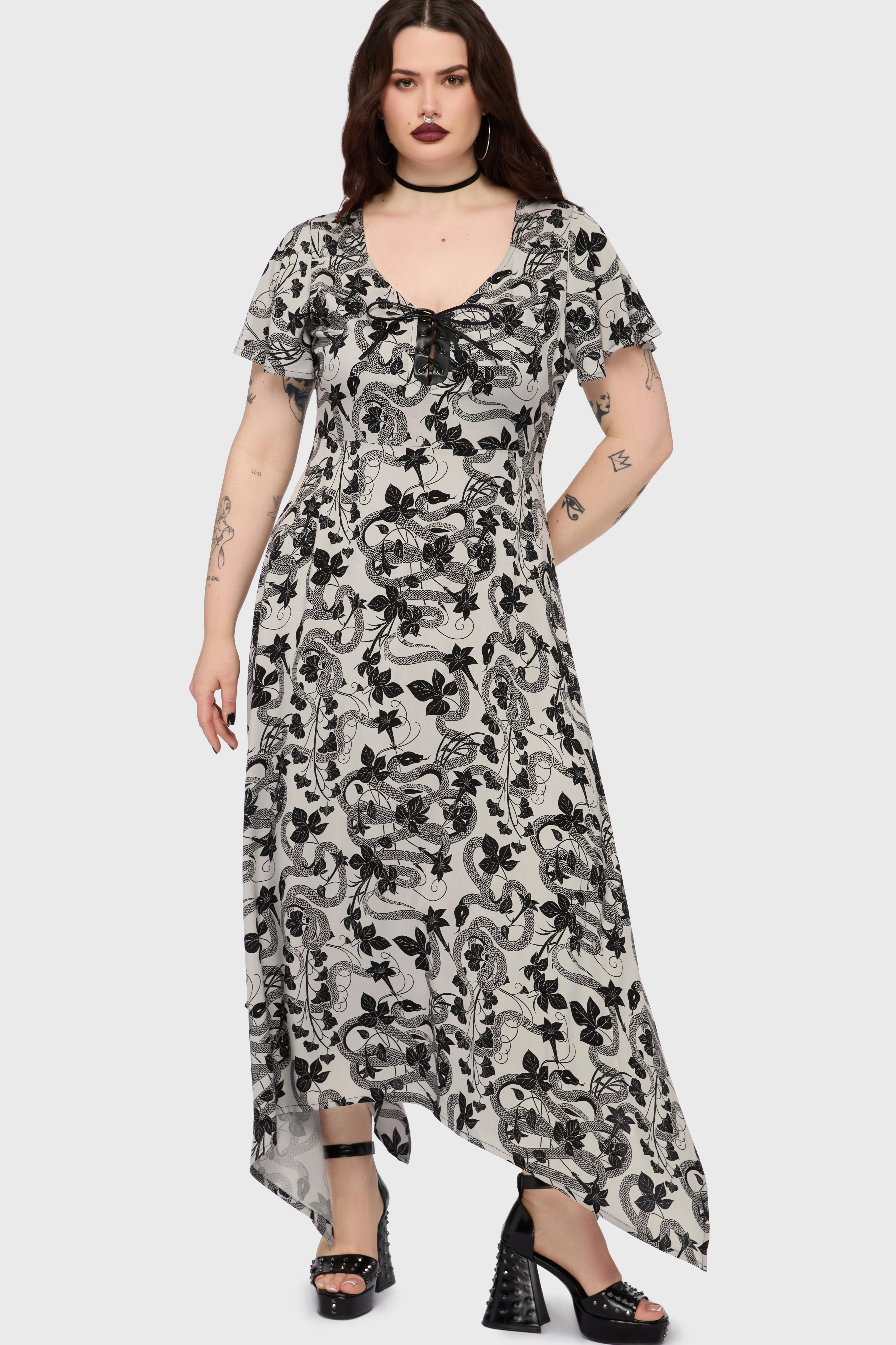Venomous Rose Maxi Dress - Image 6