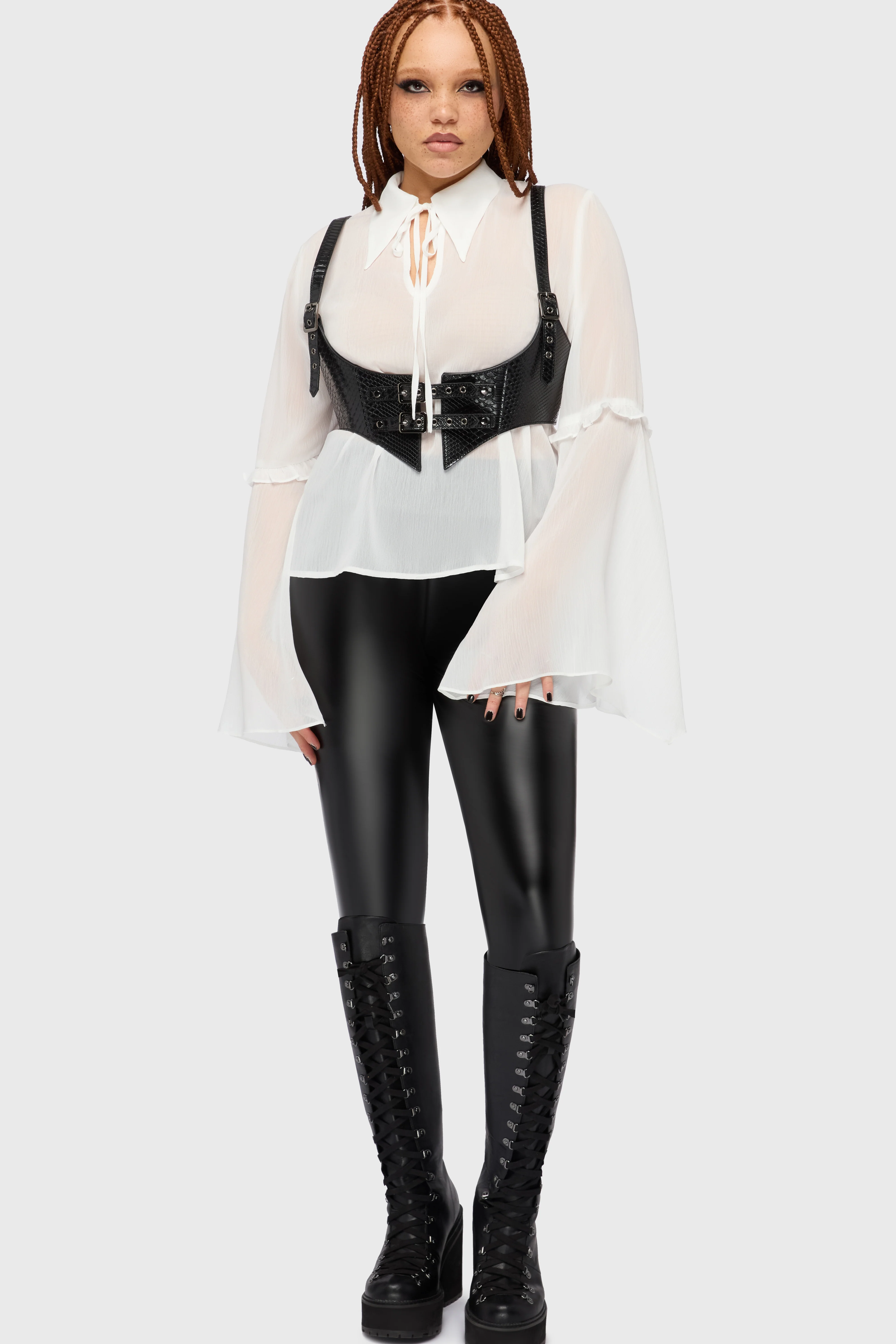 Venomous Rose Underbust Harness - Image 5