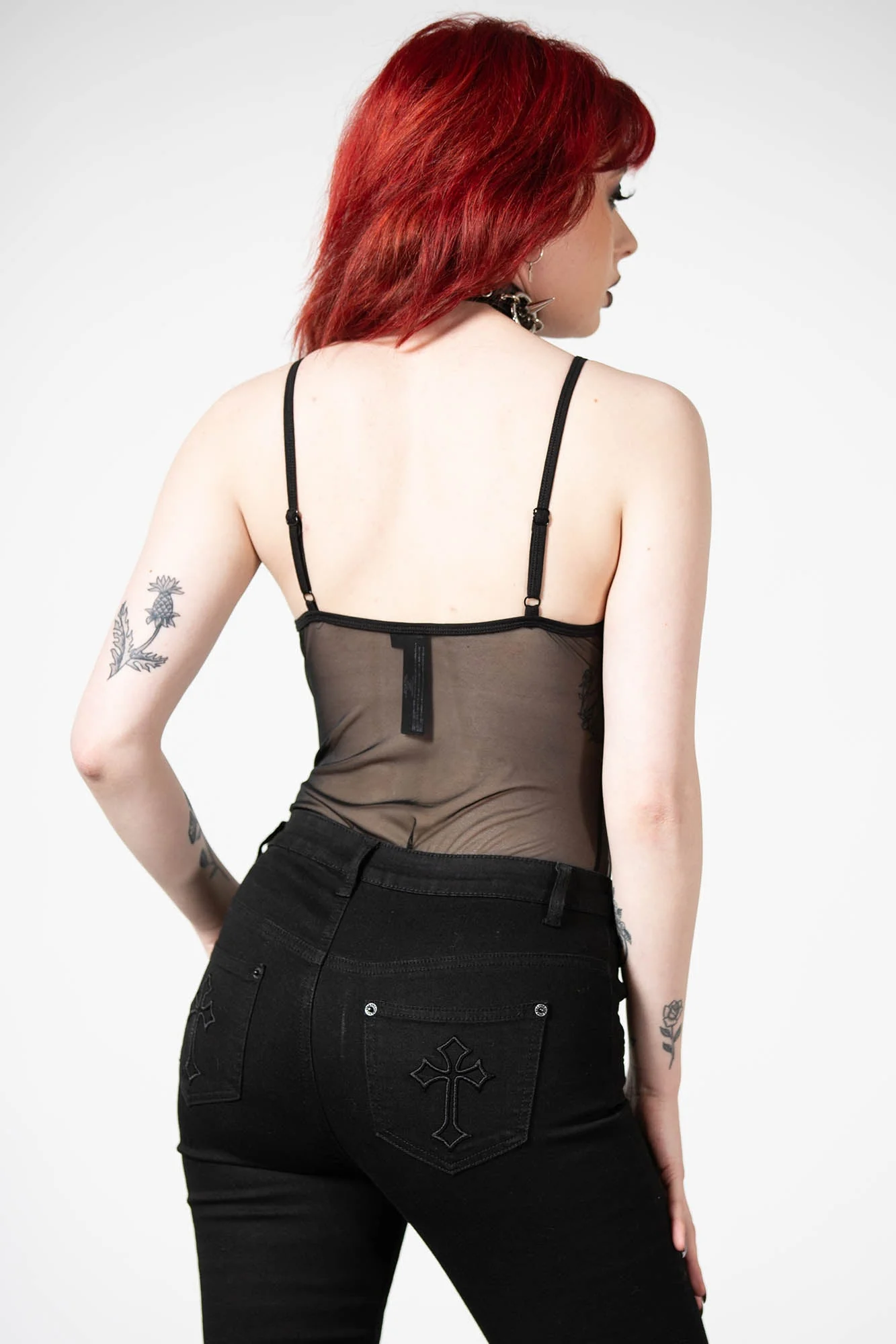 Violenta Lace-Up Bodysuit - Image 4