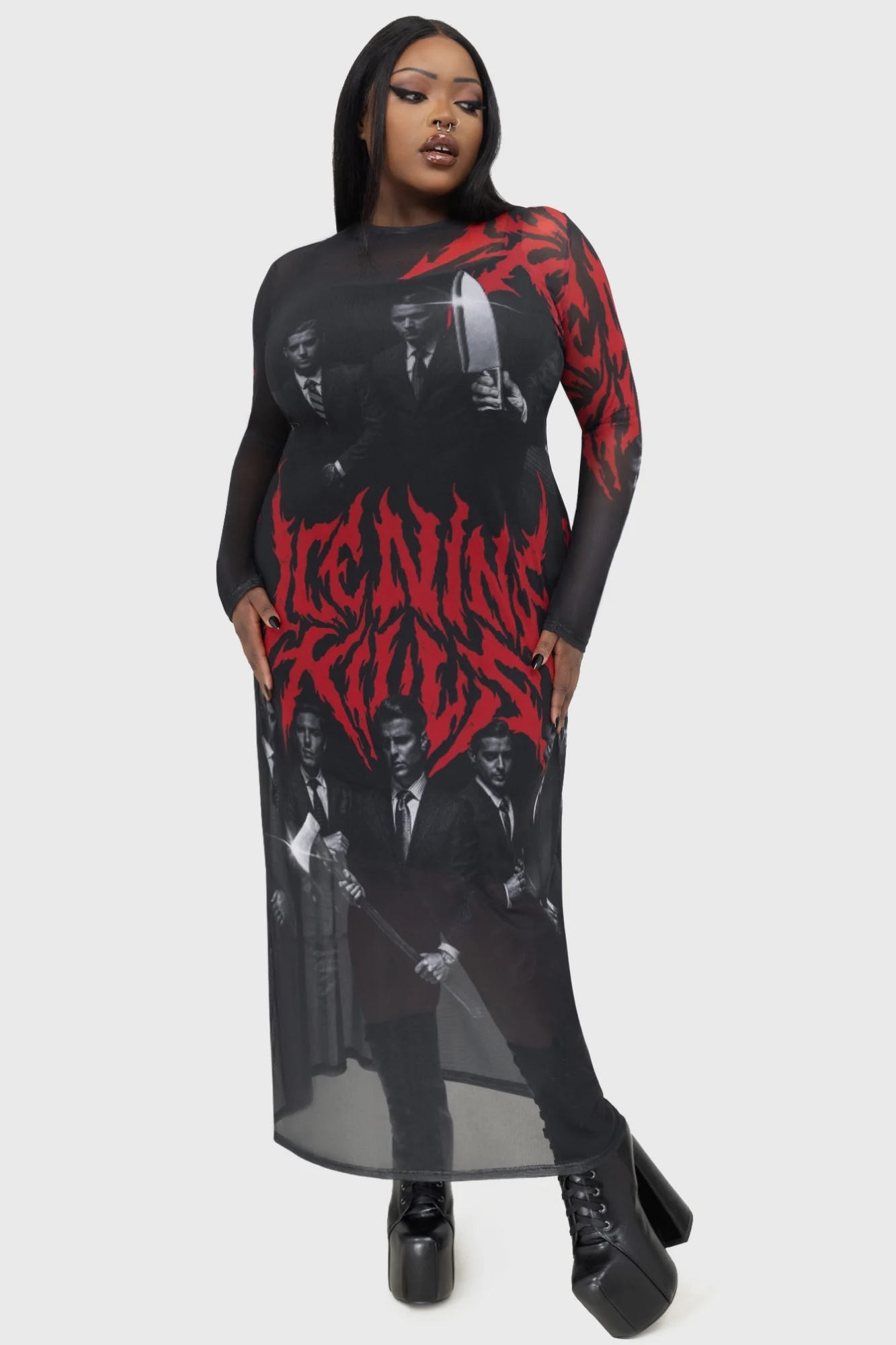 Welcome To Horrorwood Maxi Dress - Image 5