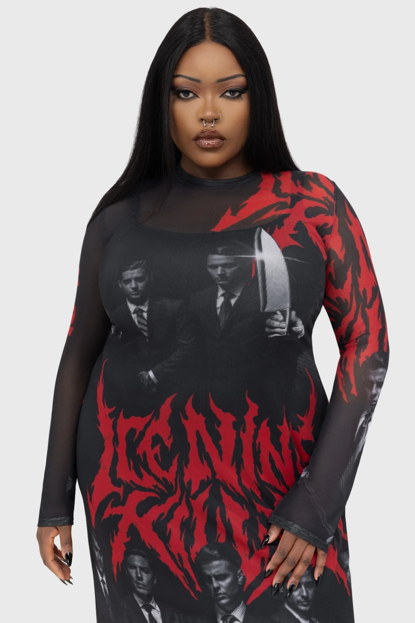 Welcome To Horrorwood Maxi Dress - Image 6