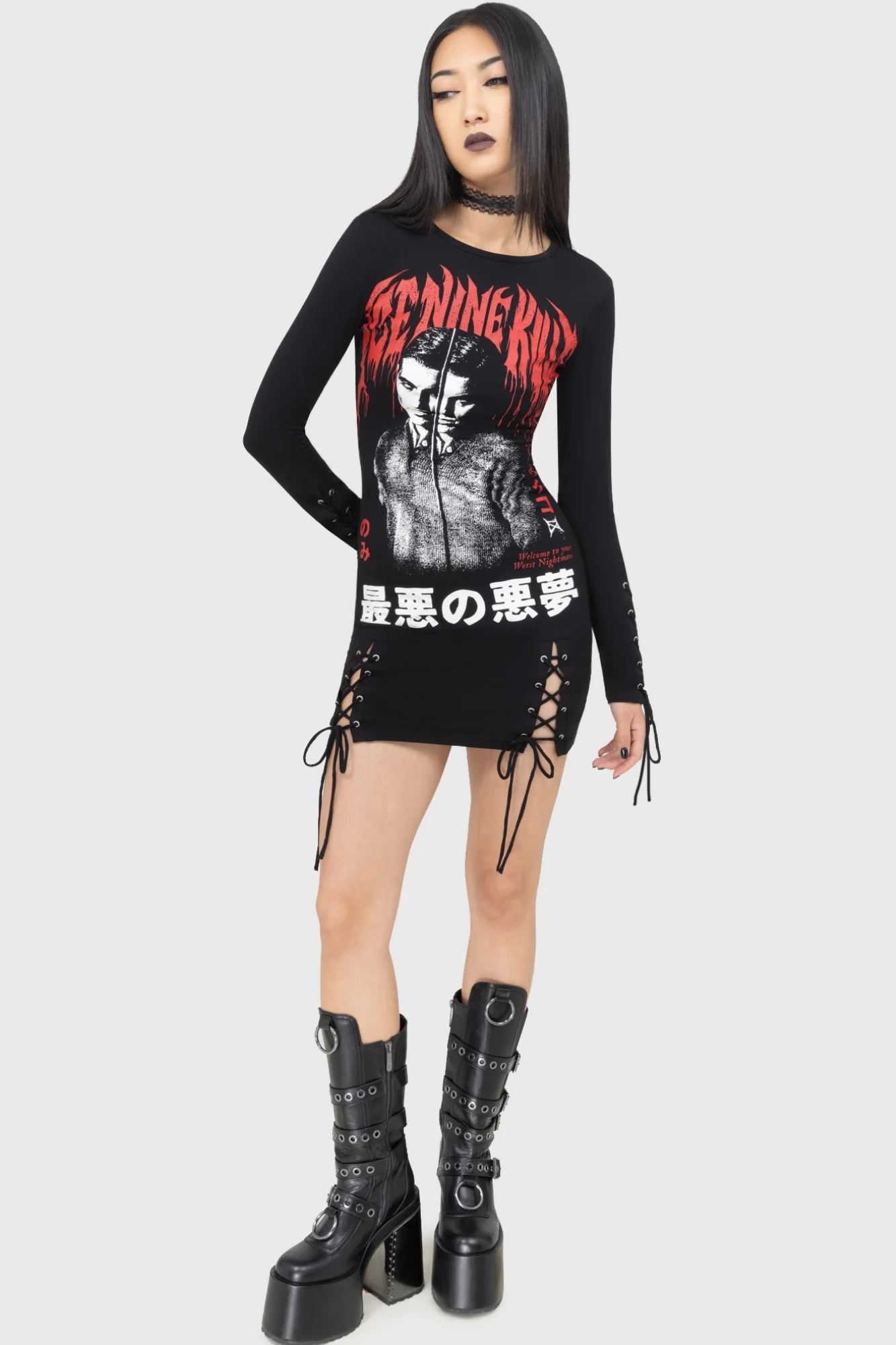 Your Worst Nightmare Mini Dress - Image 2